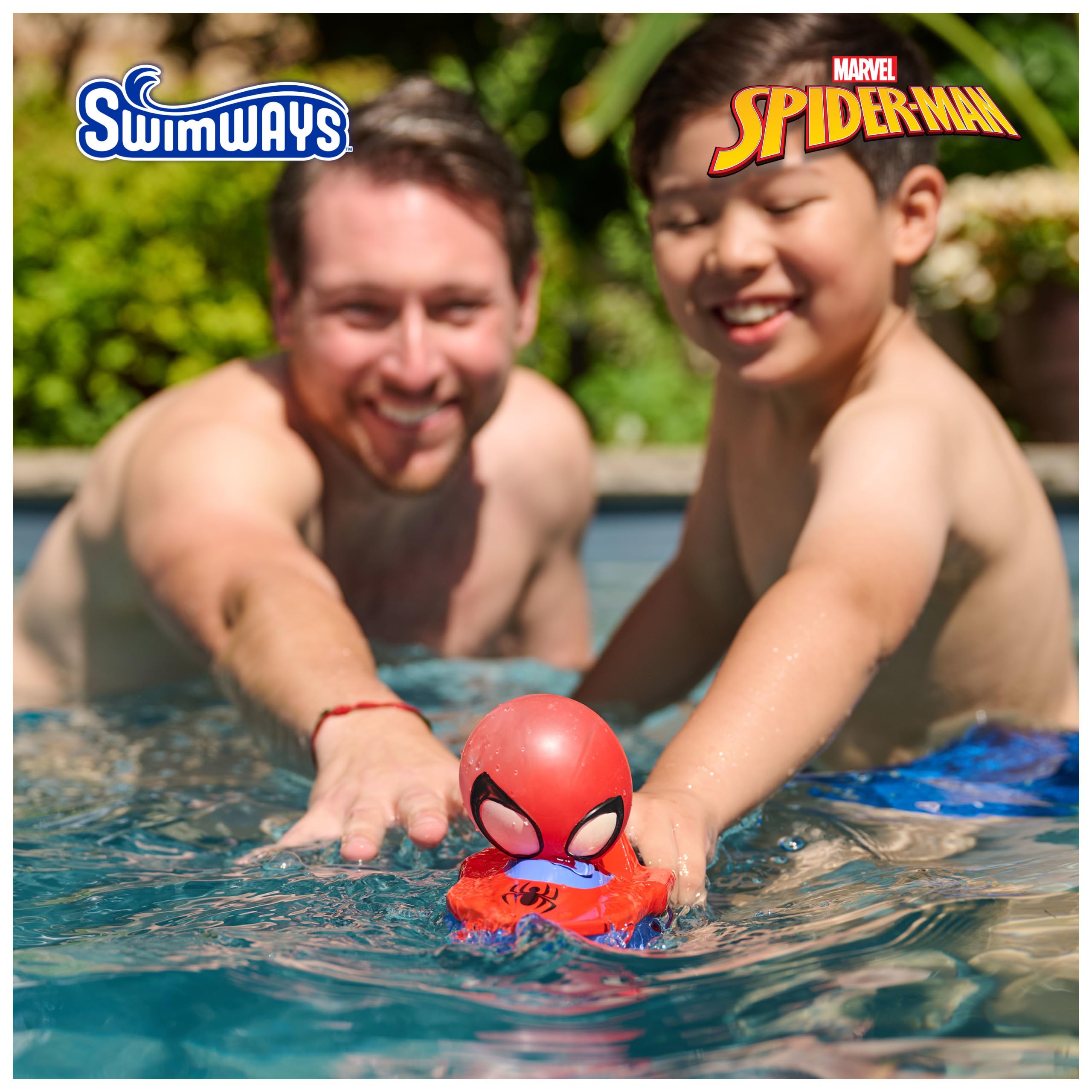 **Swimways Marvel Spidey Air Boat - Kids Pool Float Toy for Ages 4+, Spiderman Inflatable Swimming Accessories for Pool Party & Bath Time Fun**    *(Perfect for summer pool parties, backyard fun, bathtime play, and Spiderman-themed celebrations!)*
