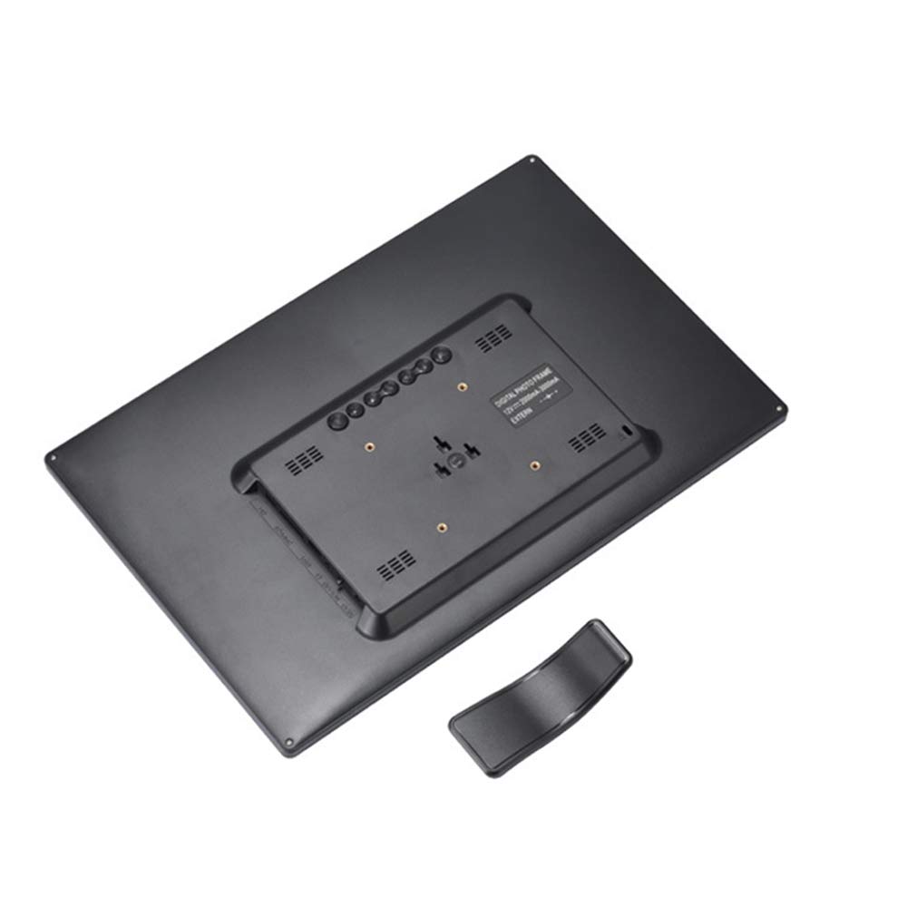 15.4 Inch Digital Photo Frame with Motion Sensor - Smart Electronic Picture Album, 1.5m Detection Range, Adjustable Playback Timer (Black) - Perfect for Home, Office & Retail Advertising Displays