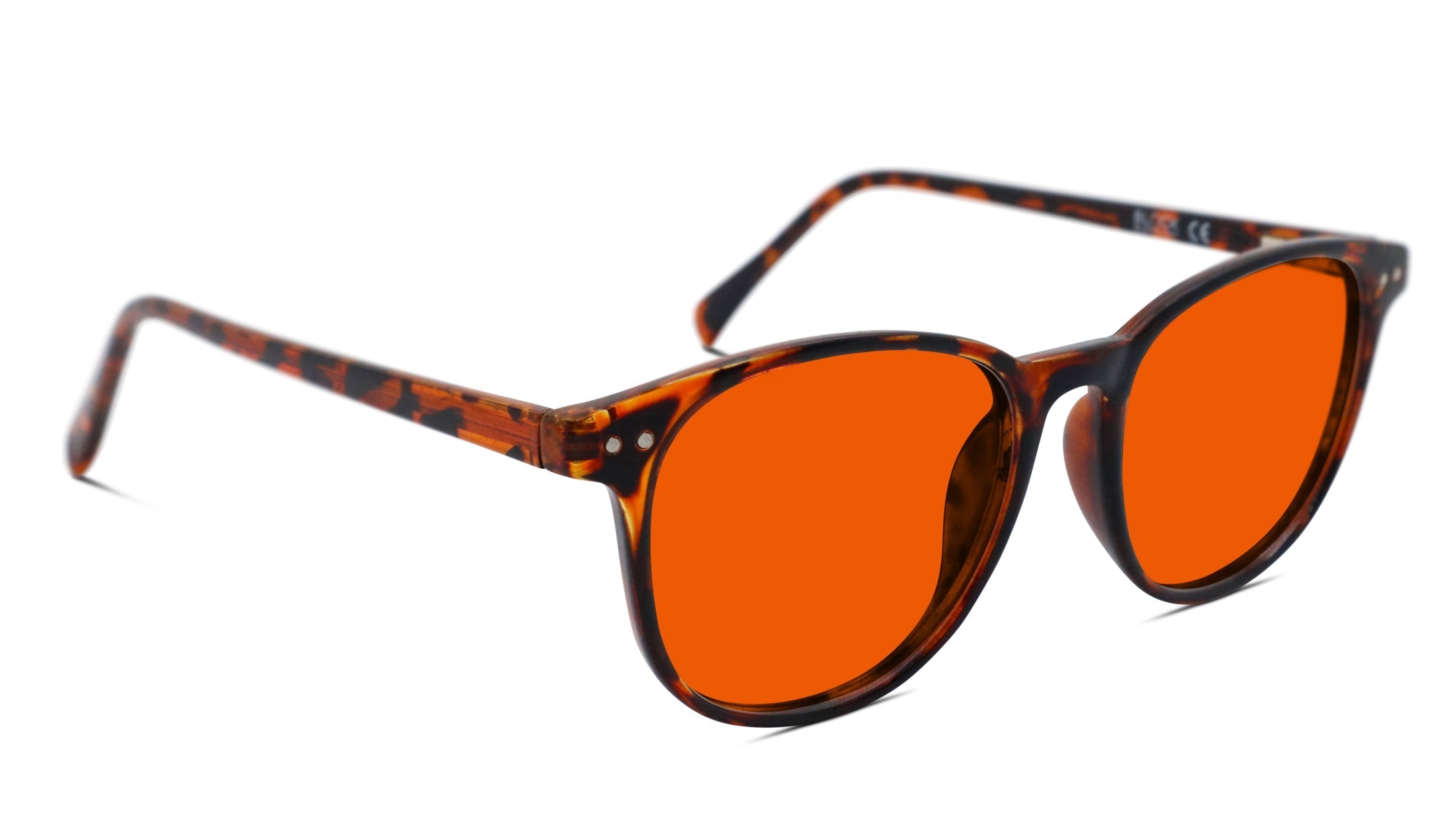 NightFall Blue Light Blocking Glasses - Tortoise Frame with Prescription Lenses for Computer & Screen Use