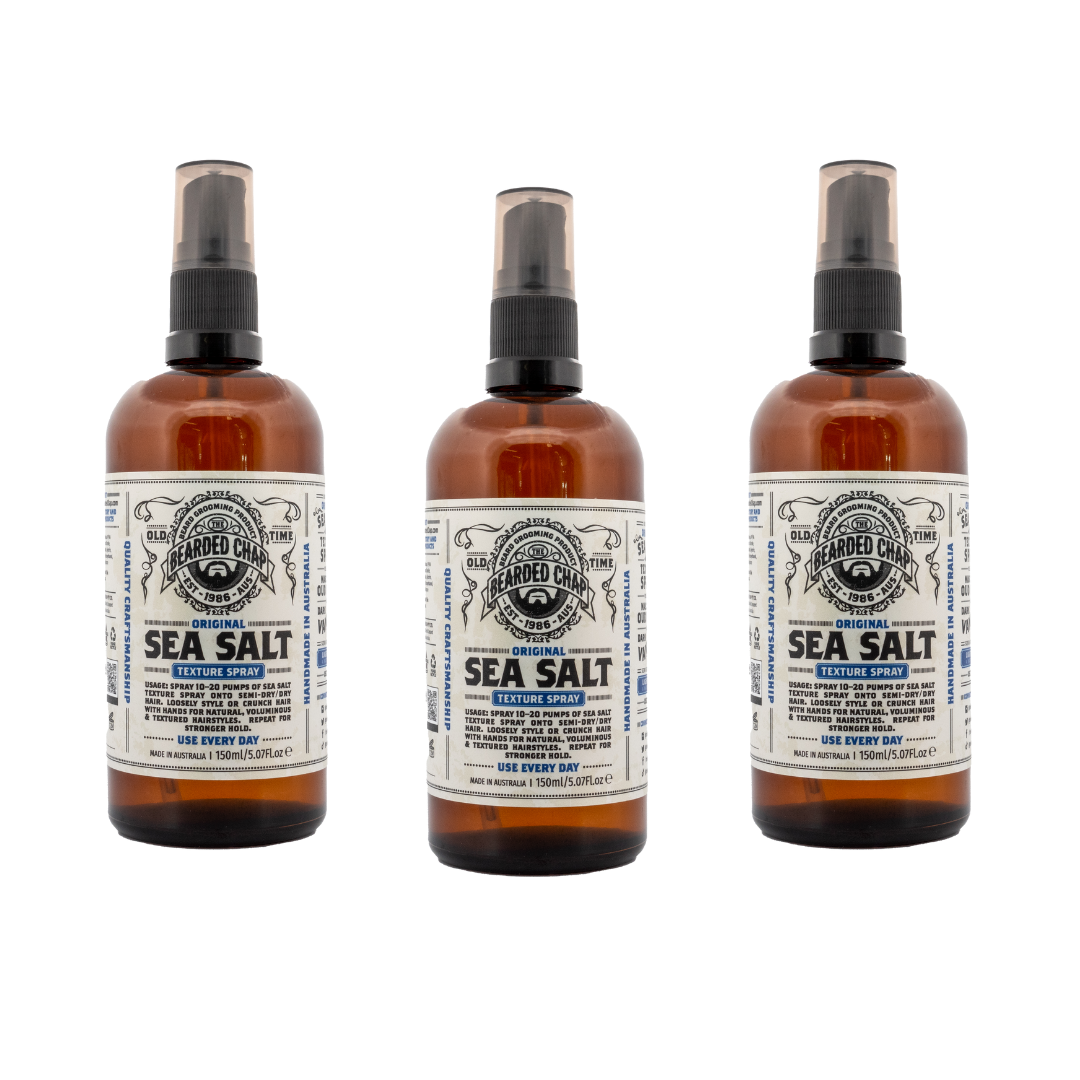 Volumizing Sea Salt Texture Spray 3 Pack for Beachy Waves - Perfect for Textured Hairstyles & Everyday Styling