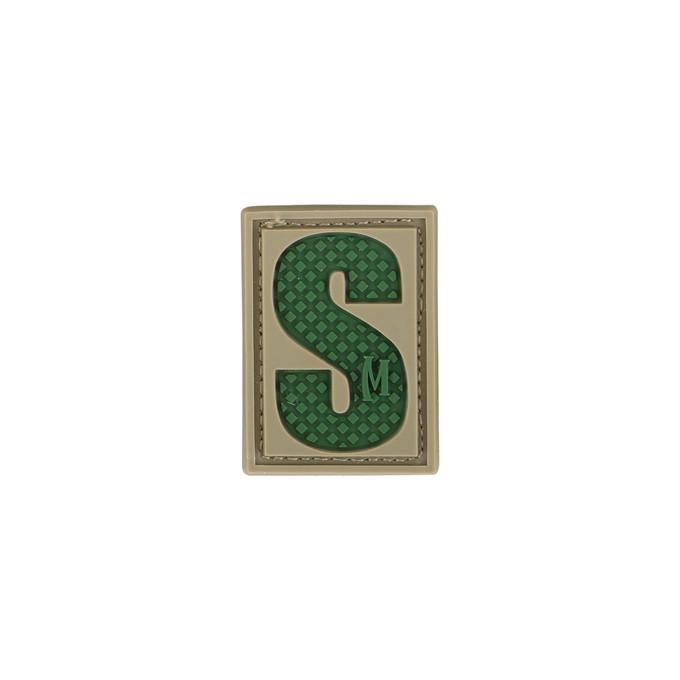 Custom Iron-On Letter S Morale Patch - Embroidered Military Style for Jackets, Hats & Backpacks | Perfect for Tactical Gear, Outdoor Adventures & Team Spirit