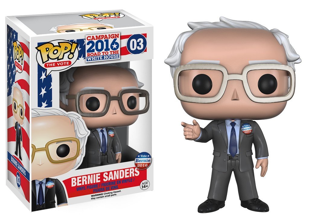 Funko Pop! The Vote - Bernie Sanders Vinyl Collectible Figure | Political Memorabilia for Office Decor, Gift for Bernie Supporters & Pop Culture Fans