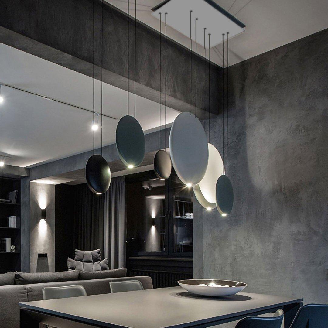 Cosmos Pendant Light Fixture - Modern Ceiling Hanging Lamp for Kitchen Island, Dining Room, Bedroom & Living Room Decor
