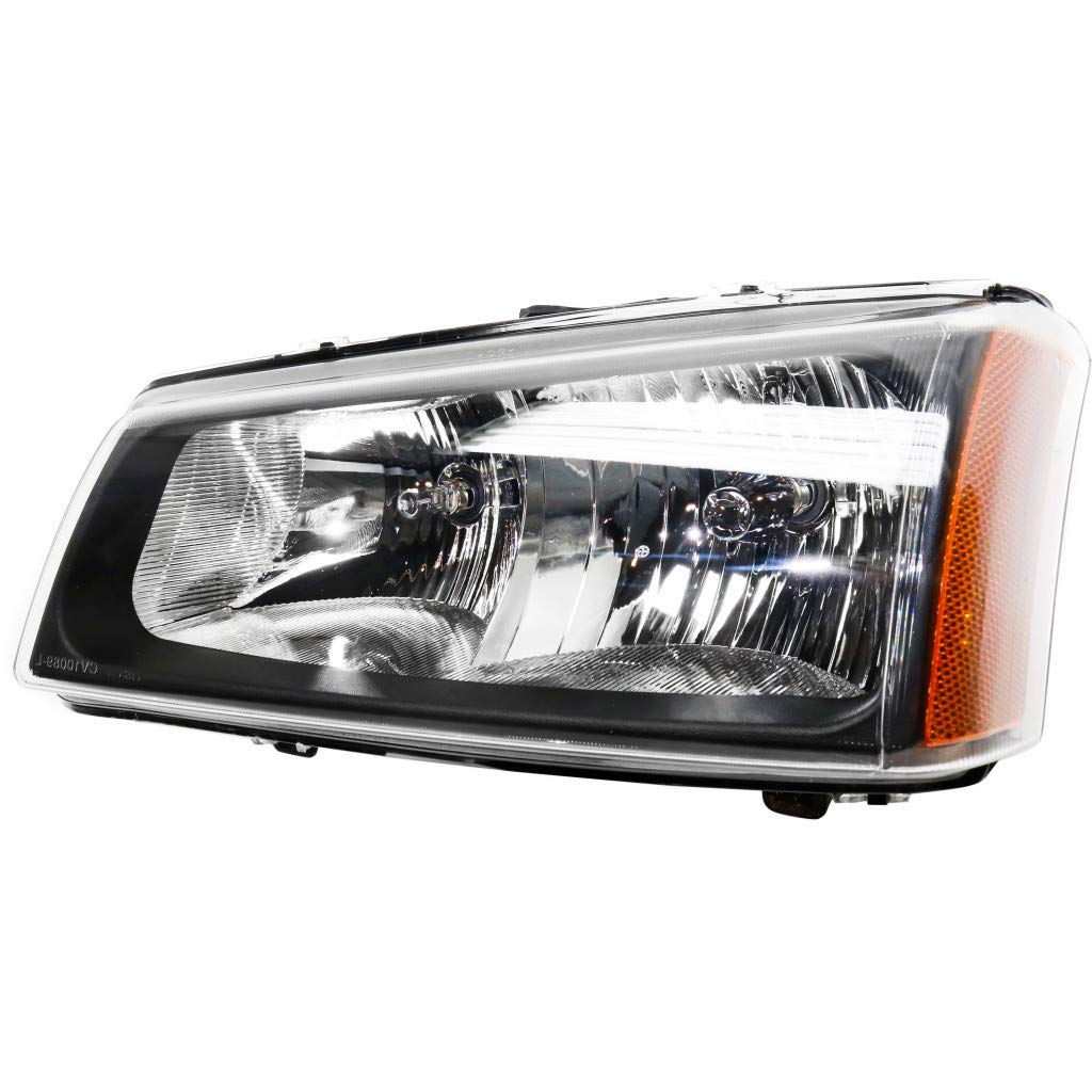 2005-2006 Chevy Silverado 2500 HD Classic Headlight Assembly - Driver & Passenger Side CAPA Certified with Bulbs (Replaces GM2502257 GM2503257) - Perfect for Night Driving & Off-Road Adventures
