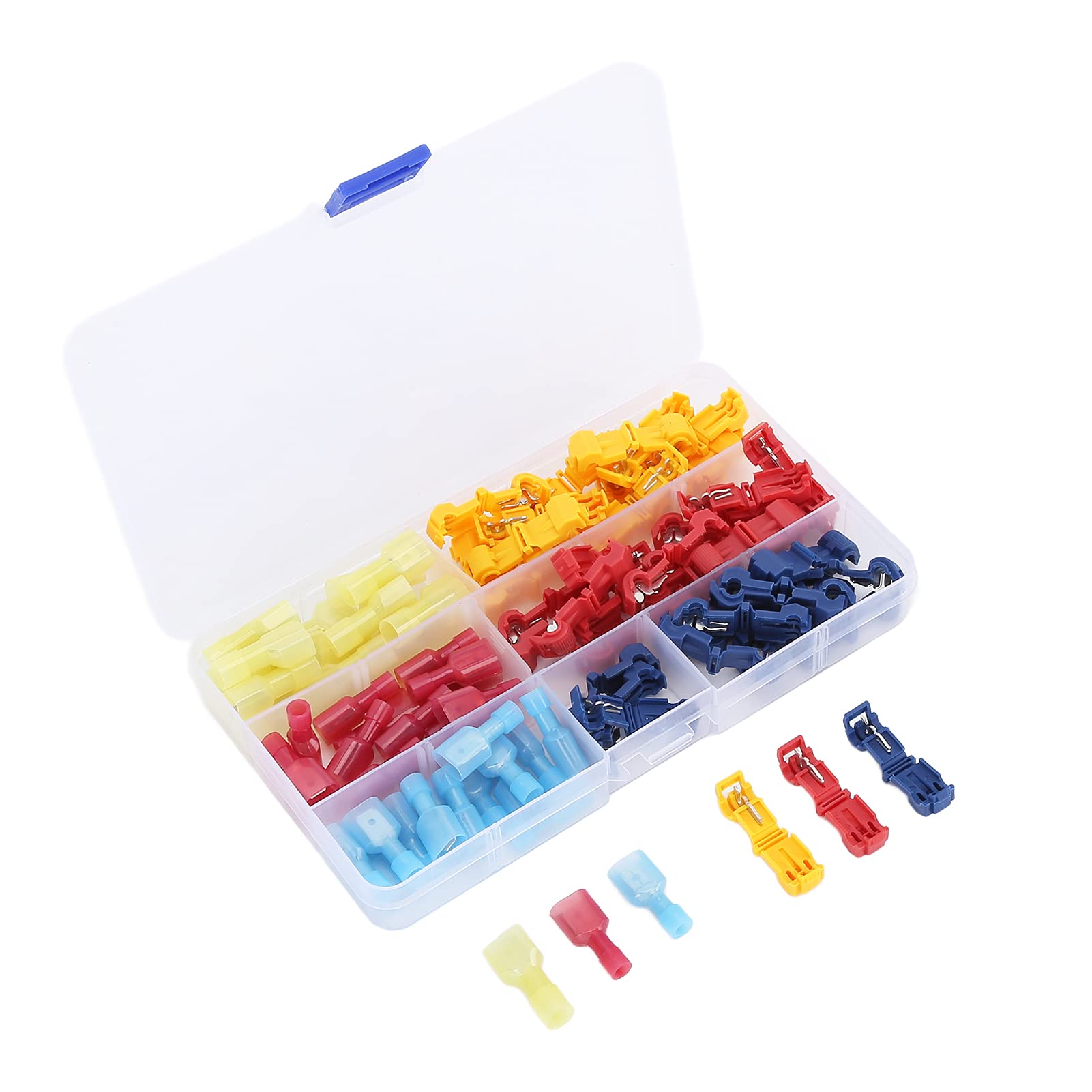 Wire Connectors Kit - Quick Electrical Cable Connectors, Snap Splice Lock Wire Terminal & Crimp Connectors for Home, Automotive & DIY Electrical Projects | Secure & Easy-to-Use Wiring Solution