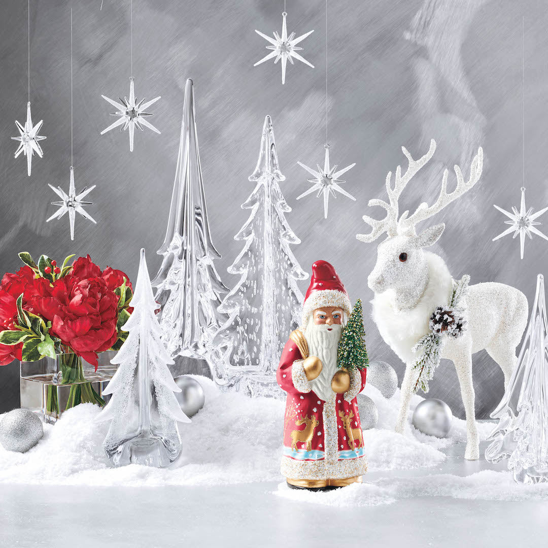 10 Pack Spruce Evergreen Artificial Christmas Trees - Perfect for Home, Office & Holiday Decorations
