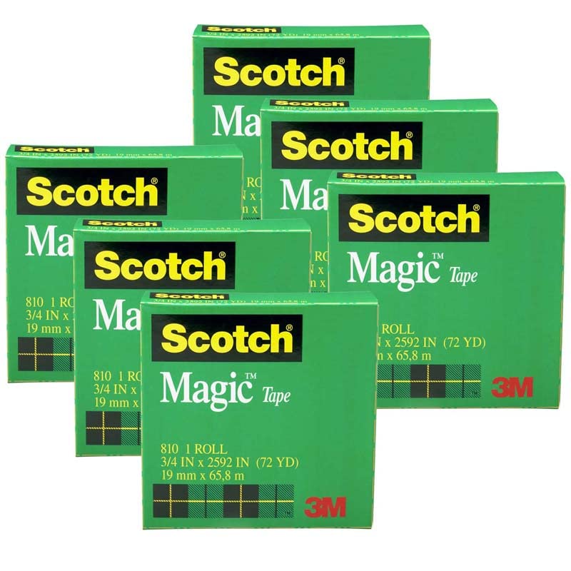 Magic Tape Refill Rolls, 3/4
