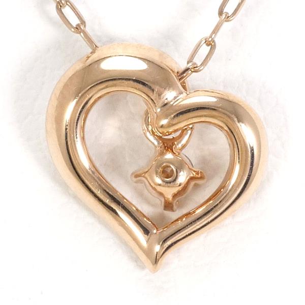4℃ K10PG Diamond Necklace - 14K White Gold Pendant with Genuine Diamonds | Elegant Jewelry Gift for Women, Anniversary, Wedding & Special Occasions