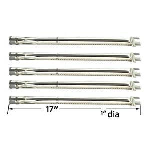 Ducane 4100 Gas Grill Repair Kit - 5 Stainless Steel Burners & Heat Plates Replacement Parts | Perfect for Outdoor BBQ, Backyard Cooking, and Grilling Enthusiasts