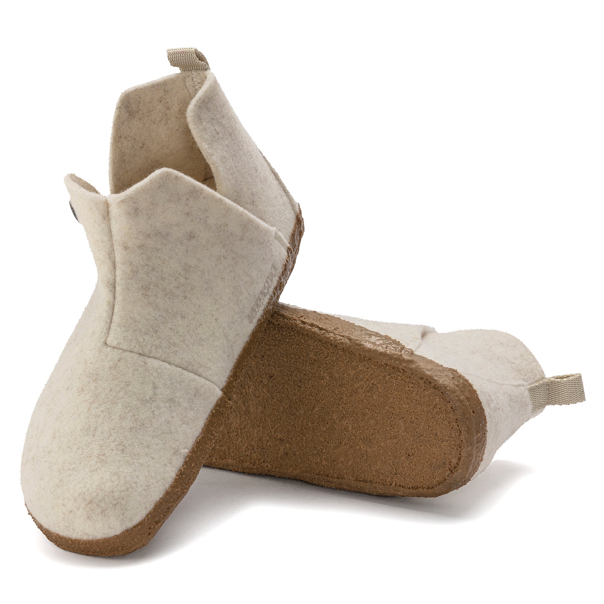Birkenstock Andermatt Shearling Wool Felt Slippers for Women & Men - Cozy Ecru House Shoes for Winter Indoor Comfort & Warmth