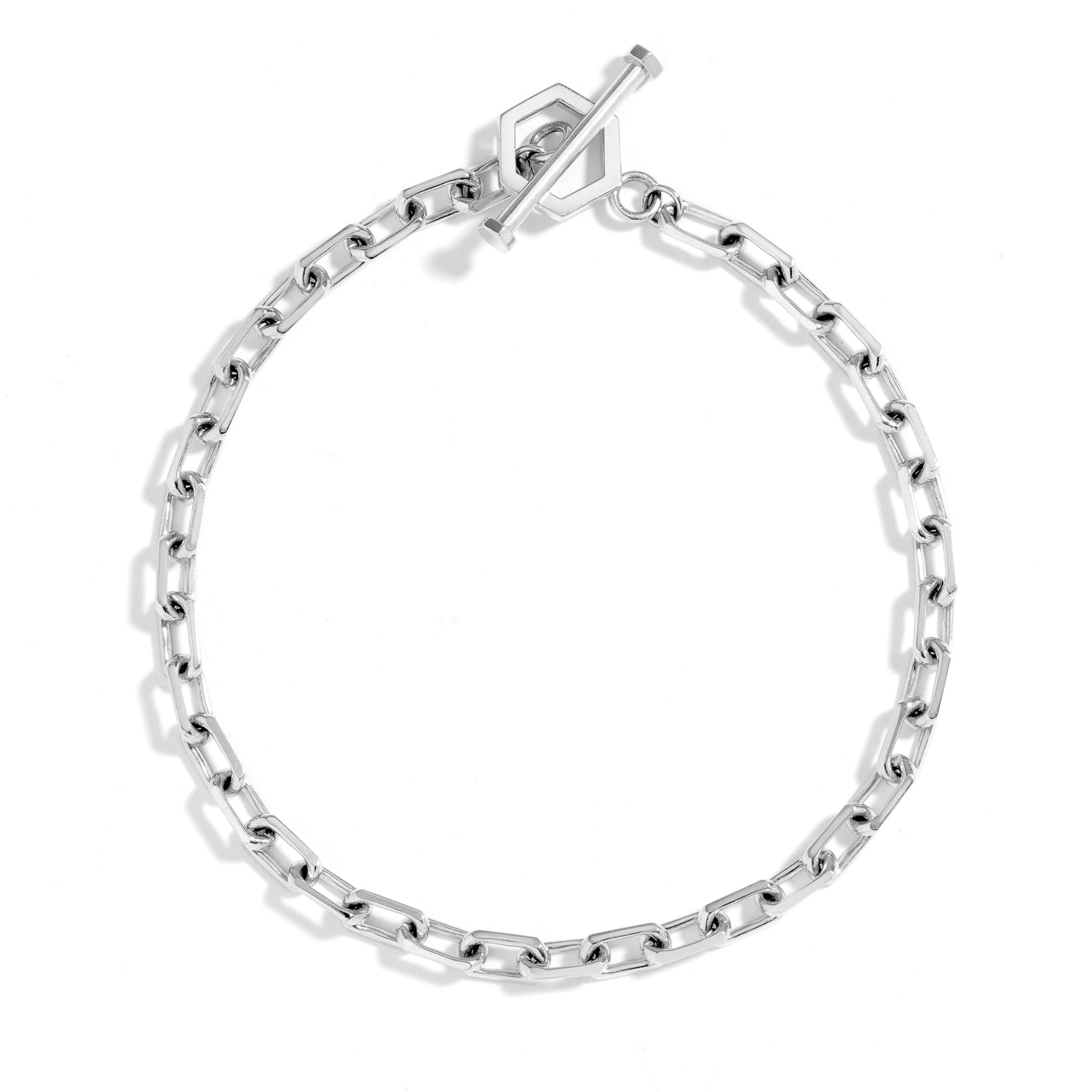 3.5mm Toggle Chain Bracelet for Women - Adjustable Silver Gold Jewelry - Perfect for Casual Wear, Parties & Gifts