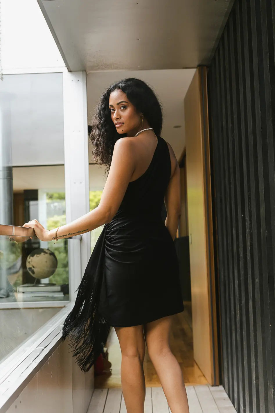 Audria Black Fringe Mini Dress - Sexy Party Dress for Women | Perfect for Night Out, Club, Date Night & Special Occasions