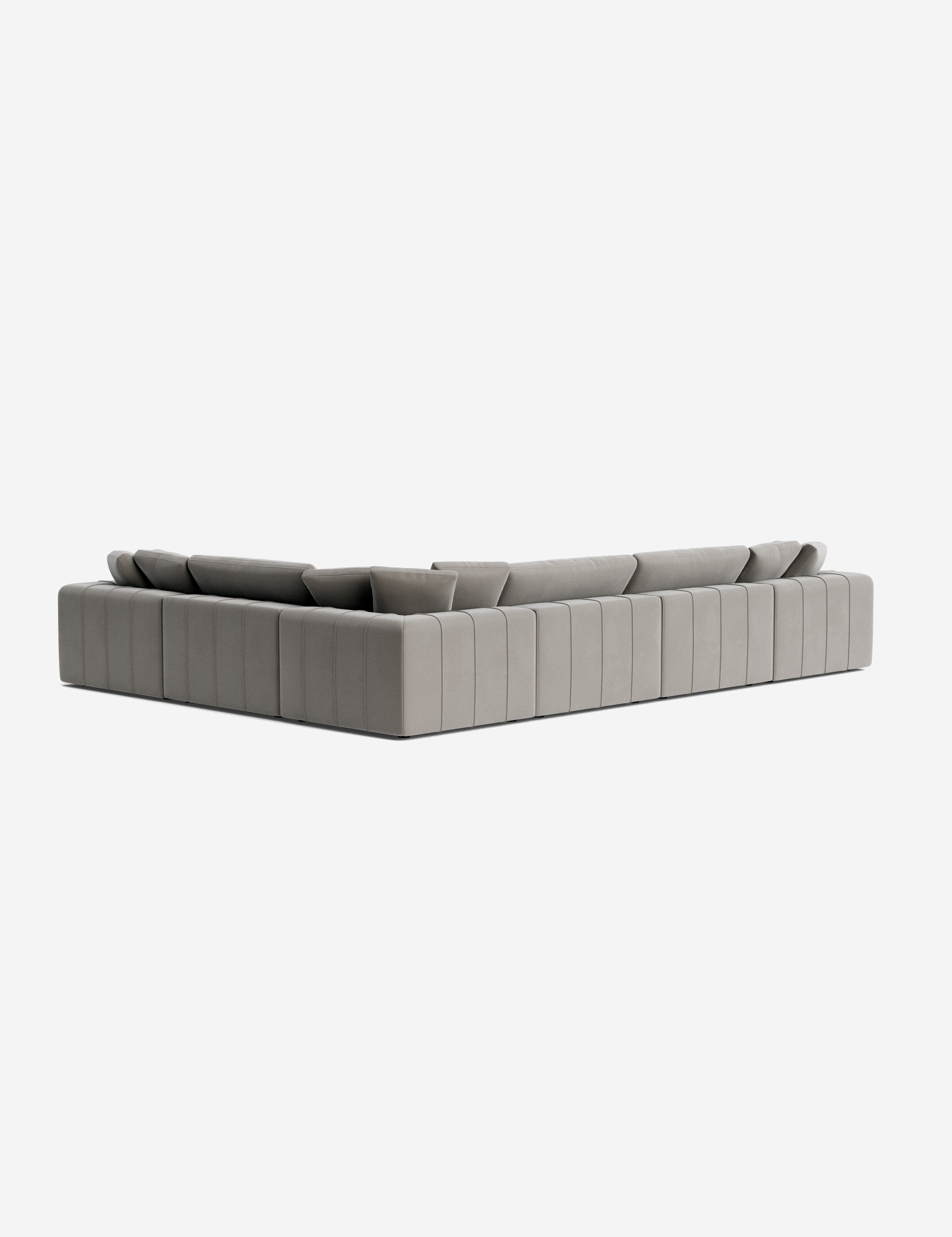 Capella Modular Corner Sectional Sofa - Modern L-Shaped Couch with Reversible Chaise, Soft Fabric Upholstery - Perfect for Living Room, Family Room & Home Theater