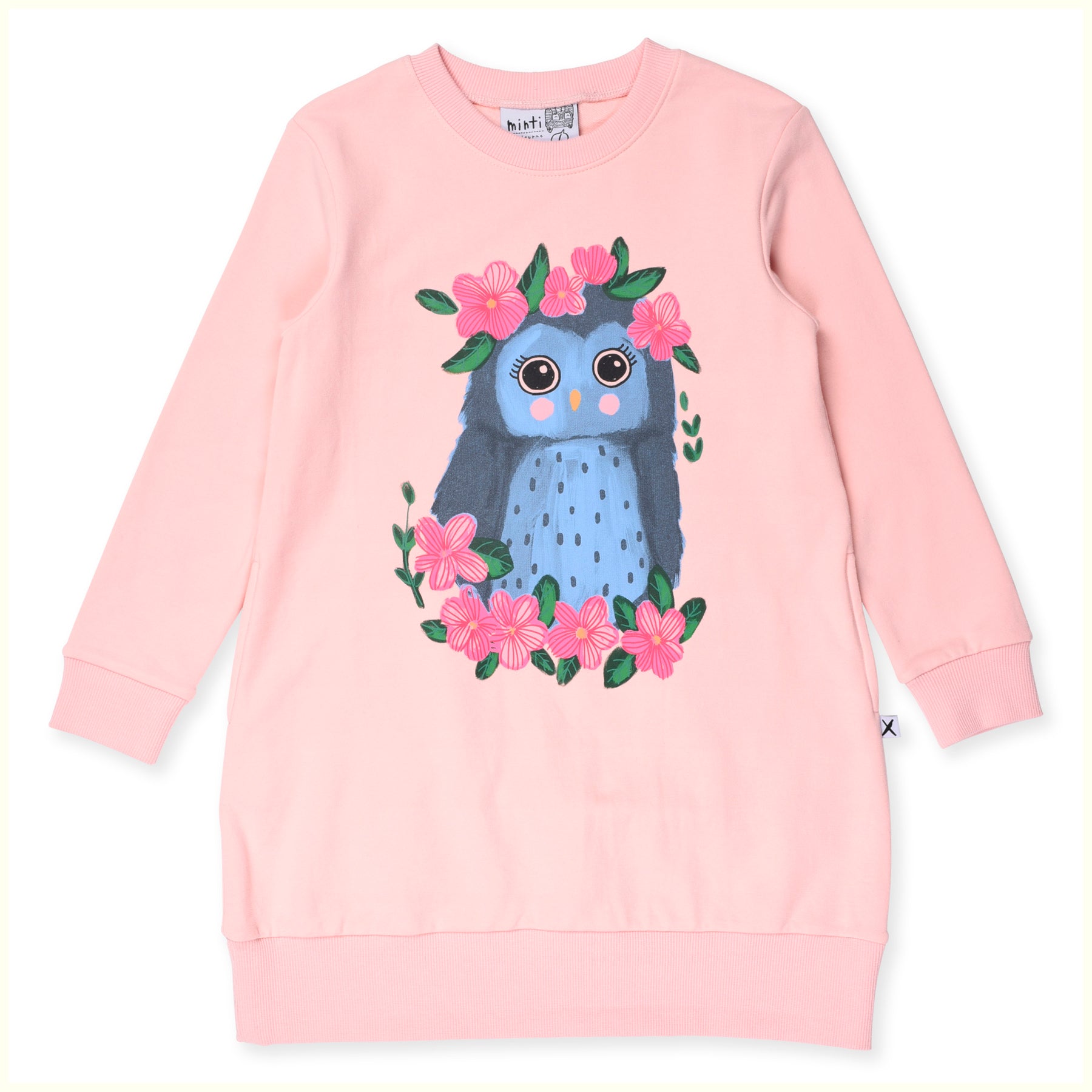 Stylish Minti Pretty Owl Print Dress for Women - Casual & Party Wear | Perfect for Everyday Outfits, Dates, and Special Occasions