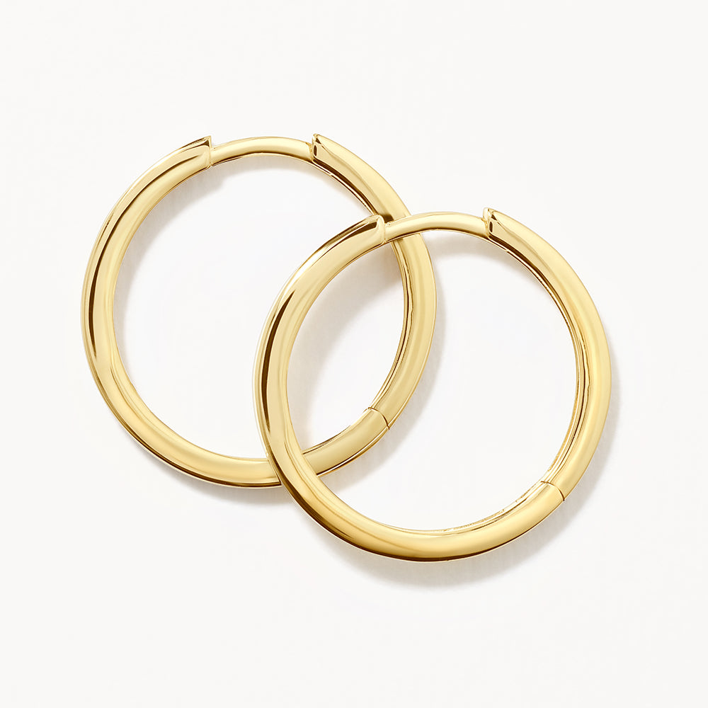 10k Gold Charm Hoop Earrings for Women - Elegant Dainty Jewelry for Everyday Wear & Special Occasions