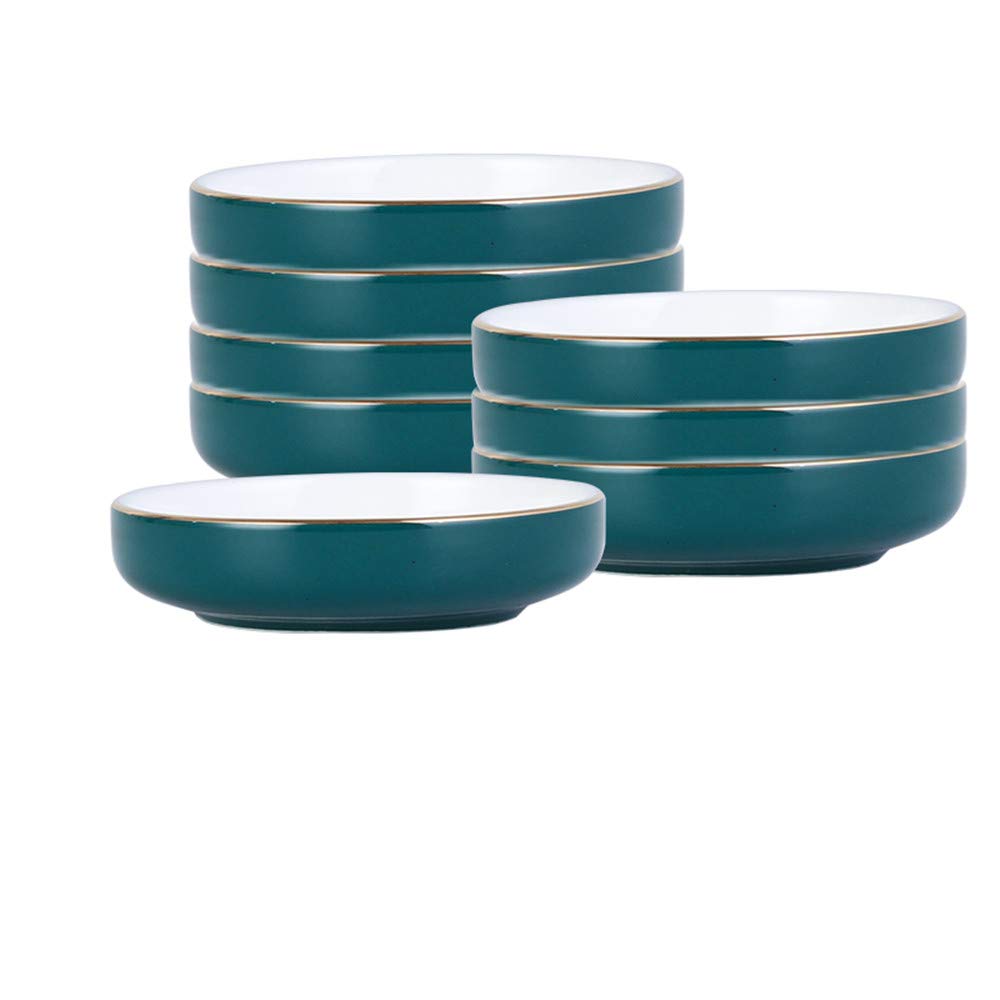 Ceramic Small Dishes for Seasoning, Sauce & Dipping - Perfect for Hot Pot, Sushi, Salads & Home Cooking | Durable Household Mini Bowls for Condiments & Snacks