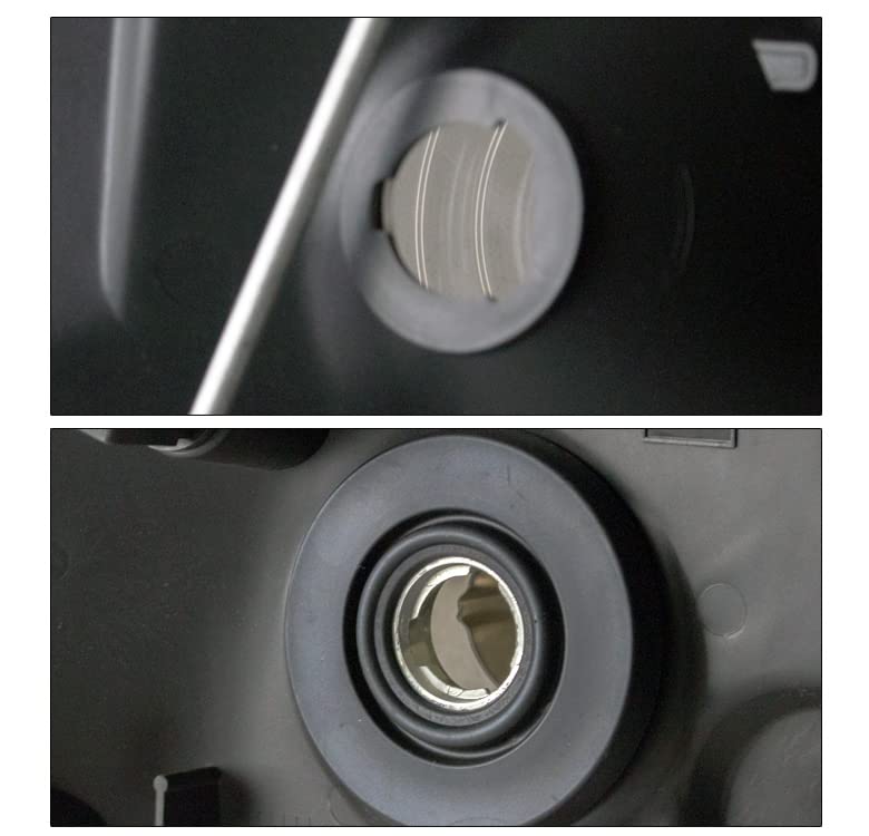 2007-2014 GMC Yukon Denali XL Replacement Headlights - Black Housing with 6