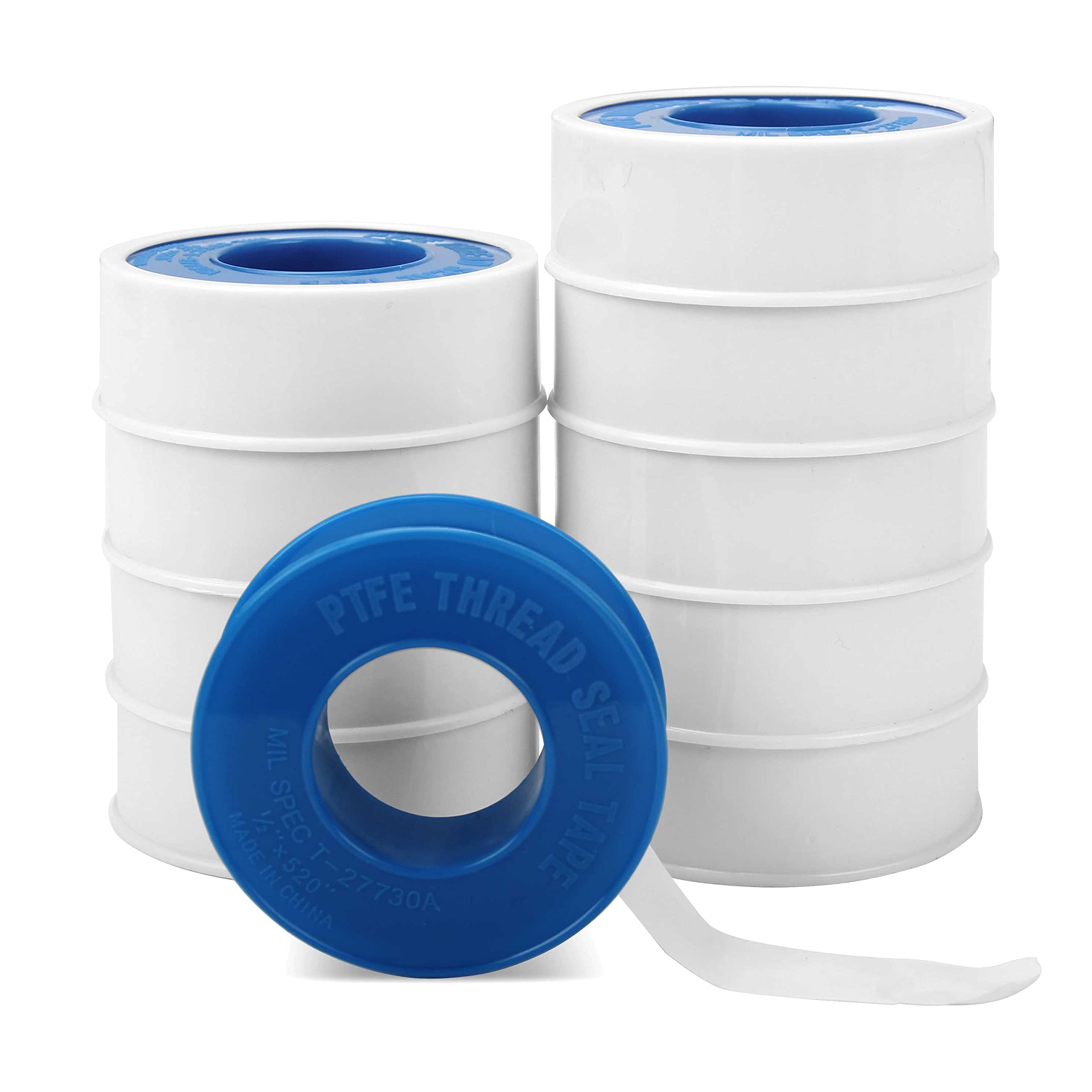 HAUTMEC 10 Rolls PTFE Thread Seal Tape - 1/2