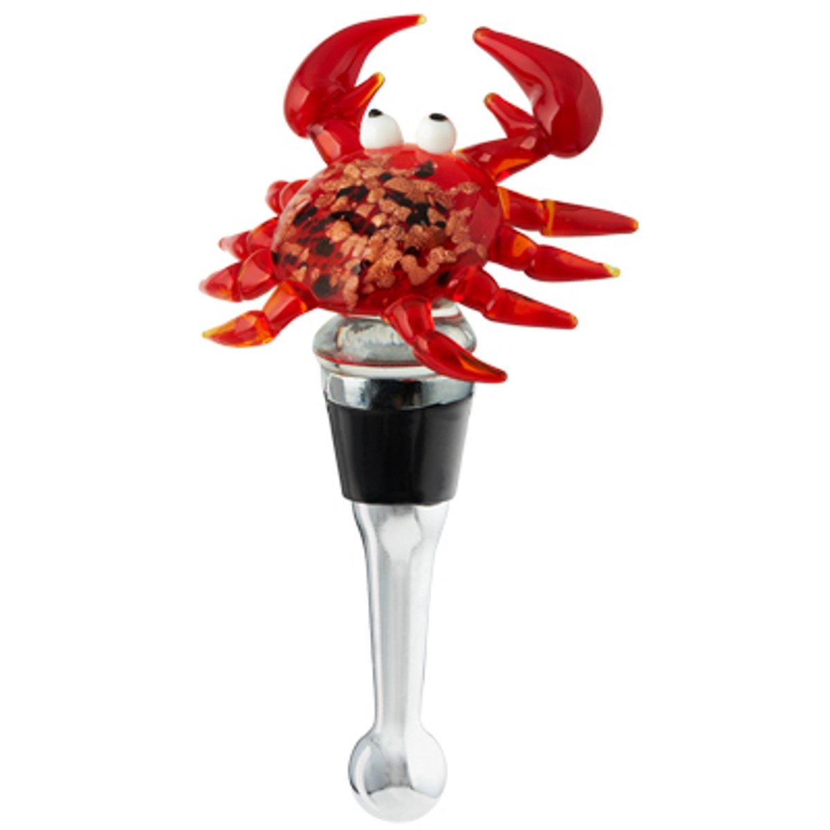 Premium Wine Bottle Stopper with Crab Design - Airtight Seal for Wine Preservation - Perfect for Parties, Gifts & Home Bars