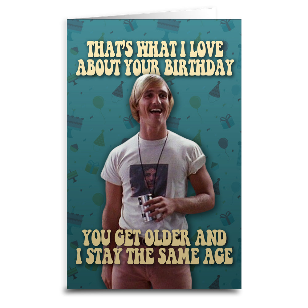 Funny Dazed and Confused Birthday Greeting Card - Perfect for Friends & Coworkers - Humorous Birthday Card for Parties & Office Celebrations