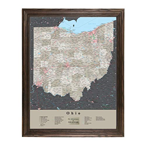 Solid Wood Brown Frame Personalized