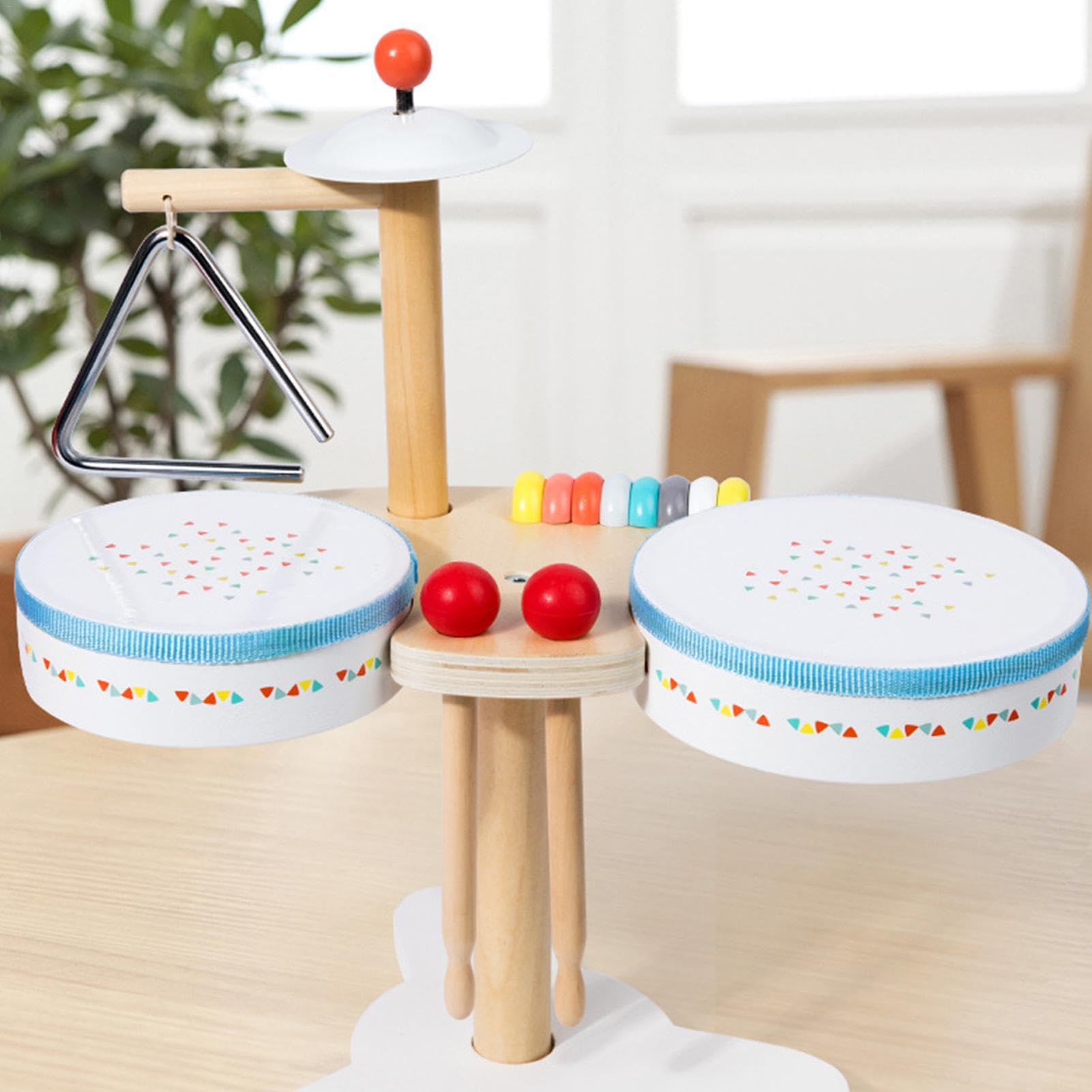 **Kids Drum Set - Early Learning Musical Toys for Toddlers & Babies, Multifunctional Children's Drum Kit with Sticks, Perfect for Home Play, Preschool Education & Indoor Music Activities**