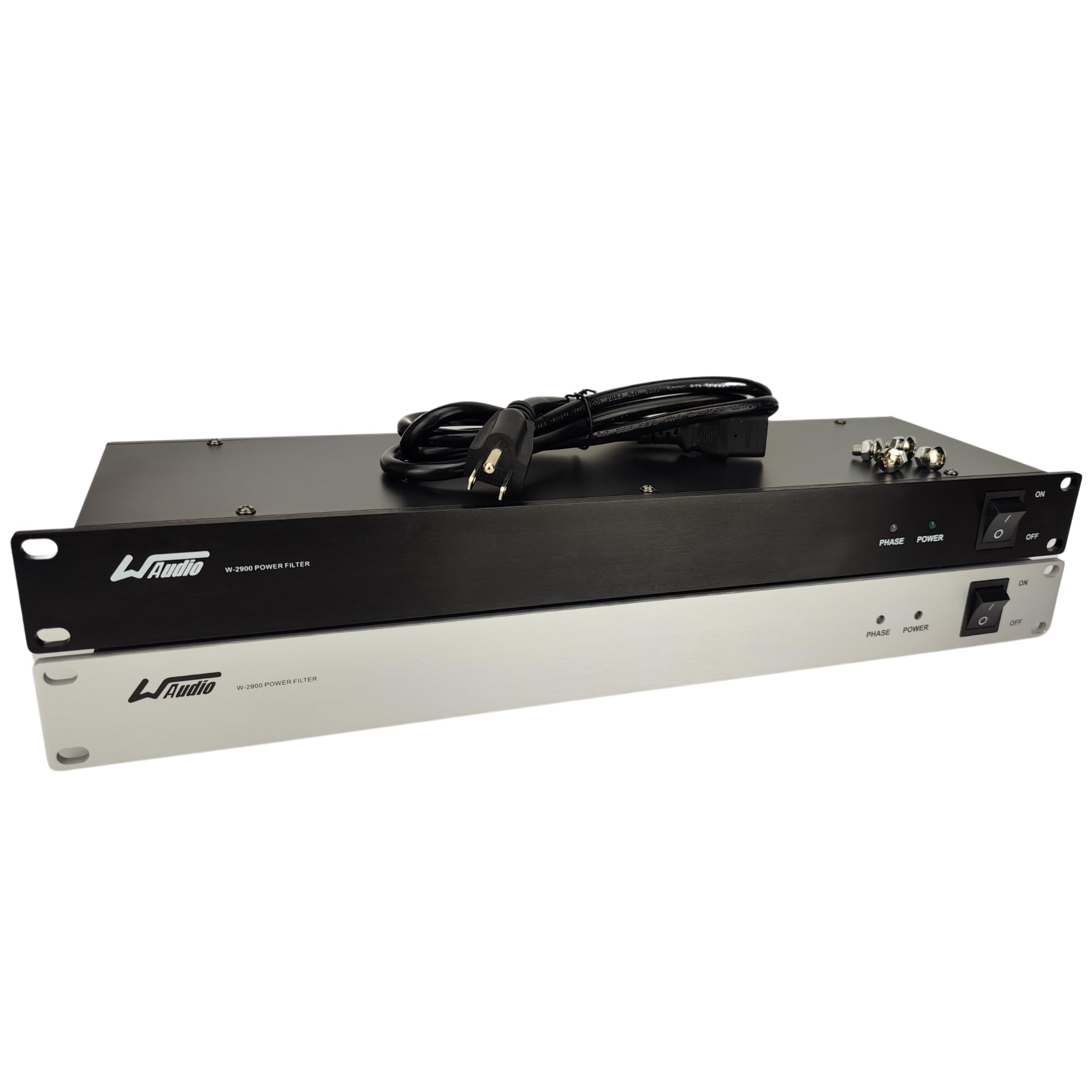 1U Rackmount Power Conditioner - AC Noise Filter & Surge Protector for Home Theater, Studio & Server Rack (Black)