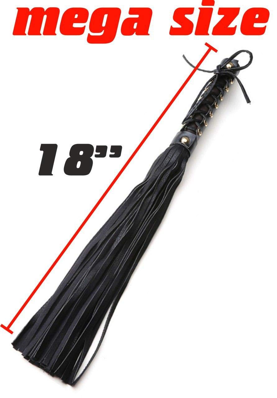 BDSM Whip for Adults - Sensual Spanking Flogger & Sex Paddle for Couples Play - Perfect for Bedroom Bondage, Roleplay & BDSM Scenes