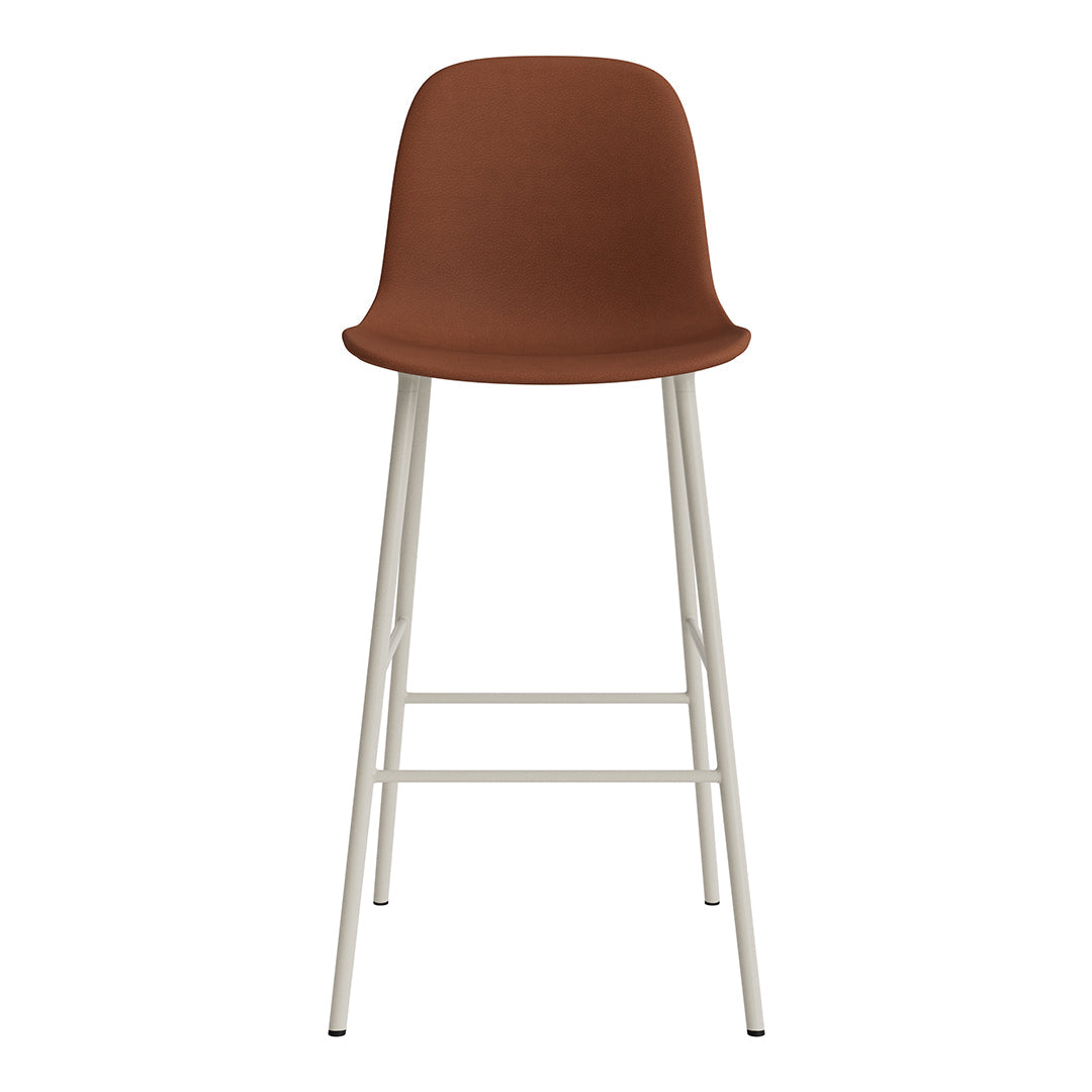 Modern Form Bar Chair - Fully Upholstered Counter Stool with Comfortable Seat - Perfect for Kitchen Islands, Breakfast Bars & Home Bars