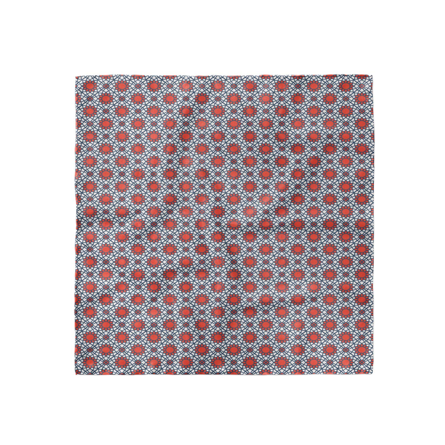 Ambesonne Geometric Print Headscarf - Stylish Middle Eastern Hijab Scarf for Women - Perfect for Daily Wear, Prayer, and Special Occasions