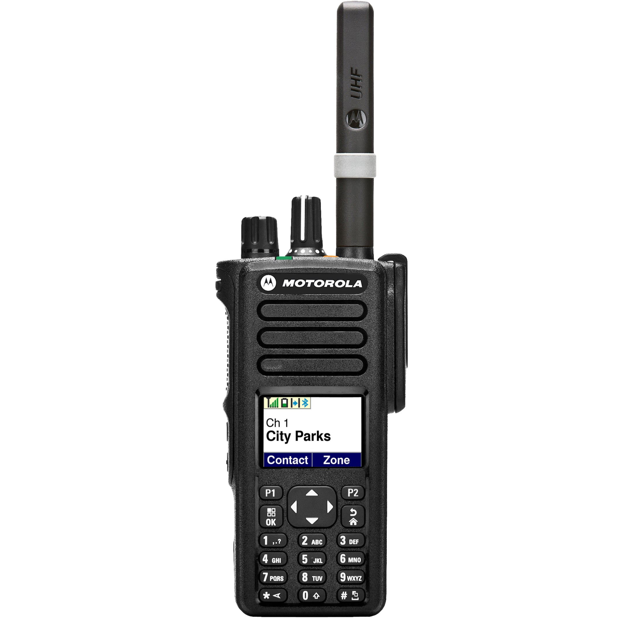 Motorola XPR 7550e Two-Way Radio - UHF/VHF Business Walkie Talkie with Long Range Communication for Construction, Security & Outdoor Activities