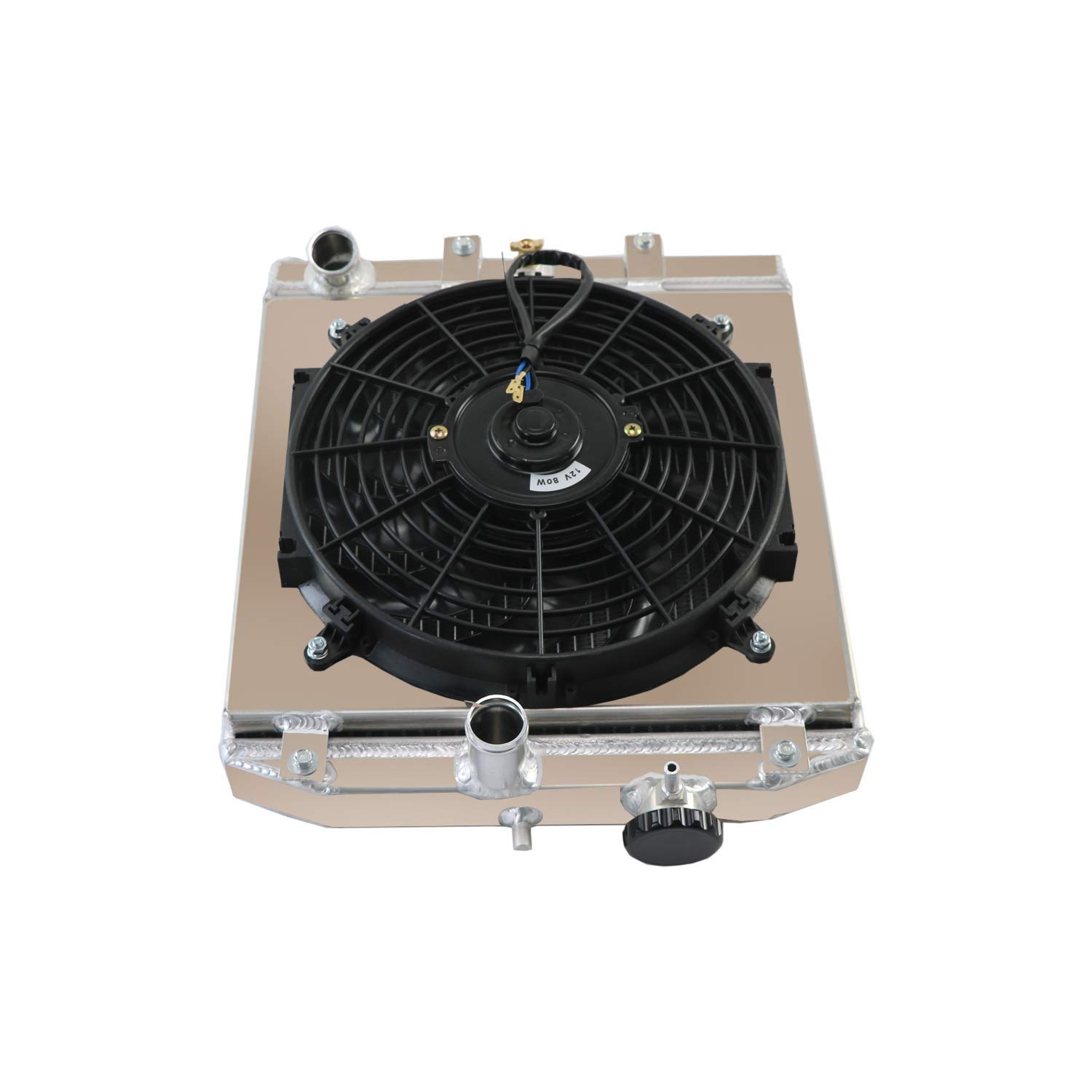 Honda Civic EJ EK Del Sol EG Integra DB/DC Radiator, Shroud Fan & Relay Kit - High Performance Cooling System for Street Racing & Daily Driving