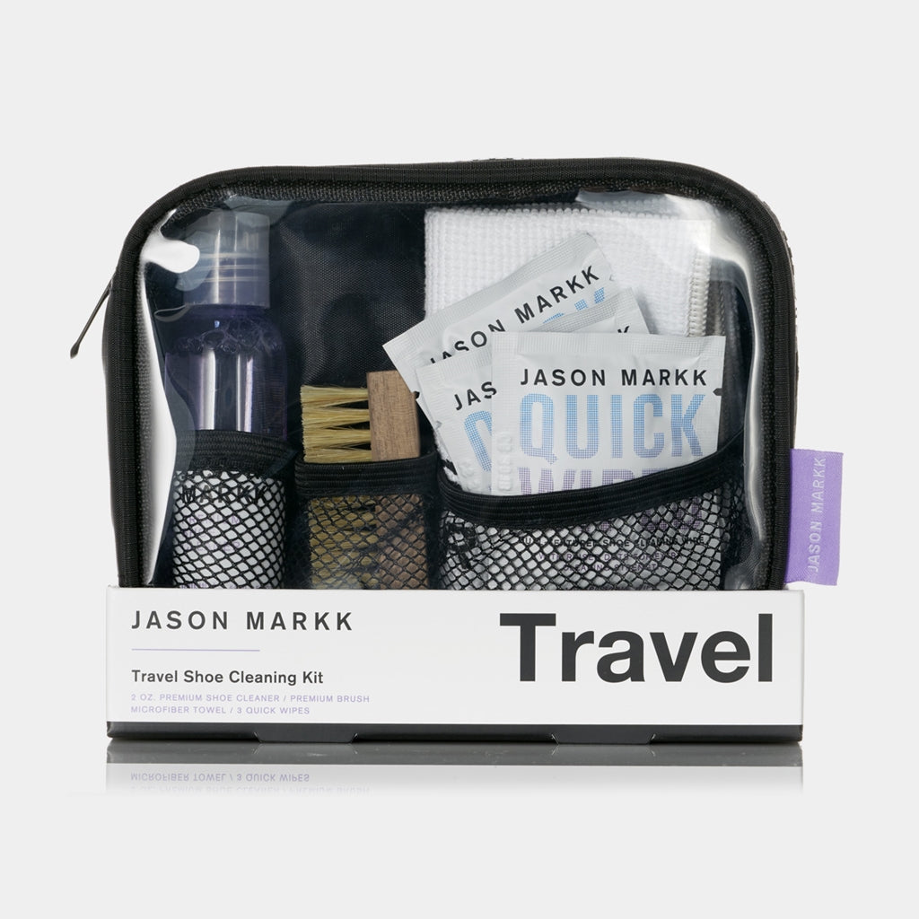 Jason Markk Travel Shoe Cleaning Kit - Premium Portable Sneaker Cleaner for Men & Women - Perfect for Travel, Gym, and Everyday Use