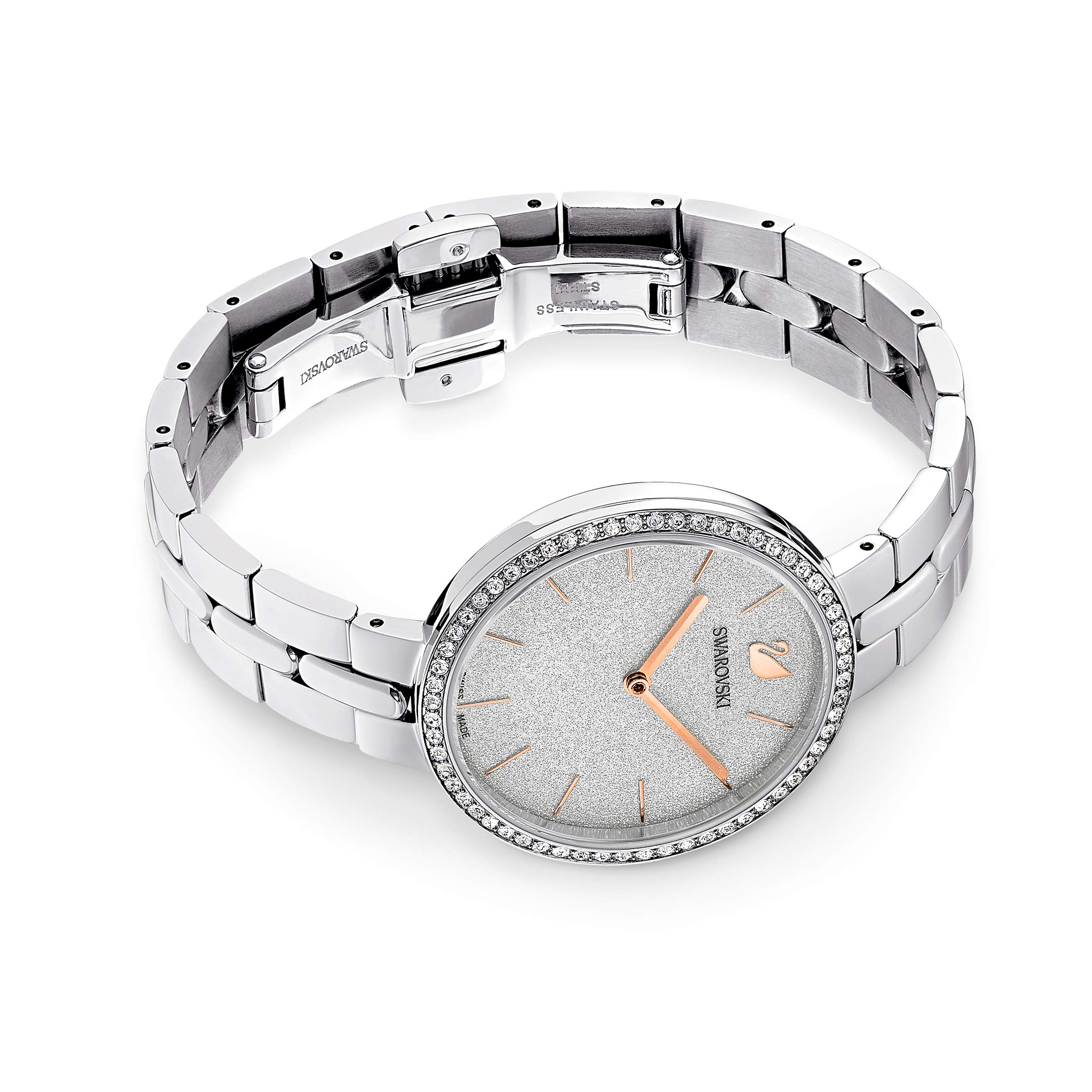 Swarovski Women's Cosmopolitan Crystal Watch - Luxury Fashion Watch with Genuine Crystals, Stainless Steel Band, Water Resistant - Perfect for Formal Events, Office Wear & Special Occasions