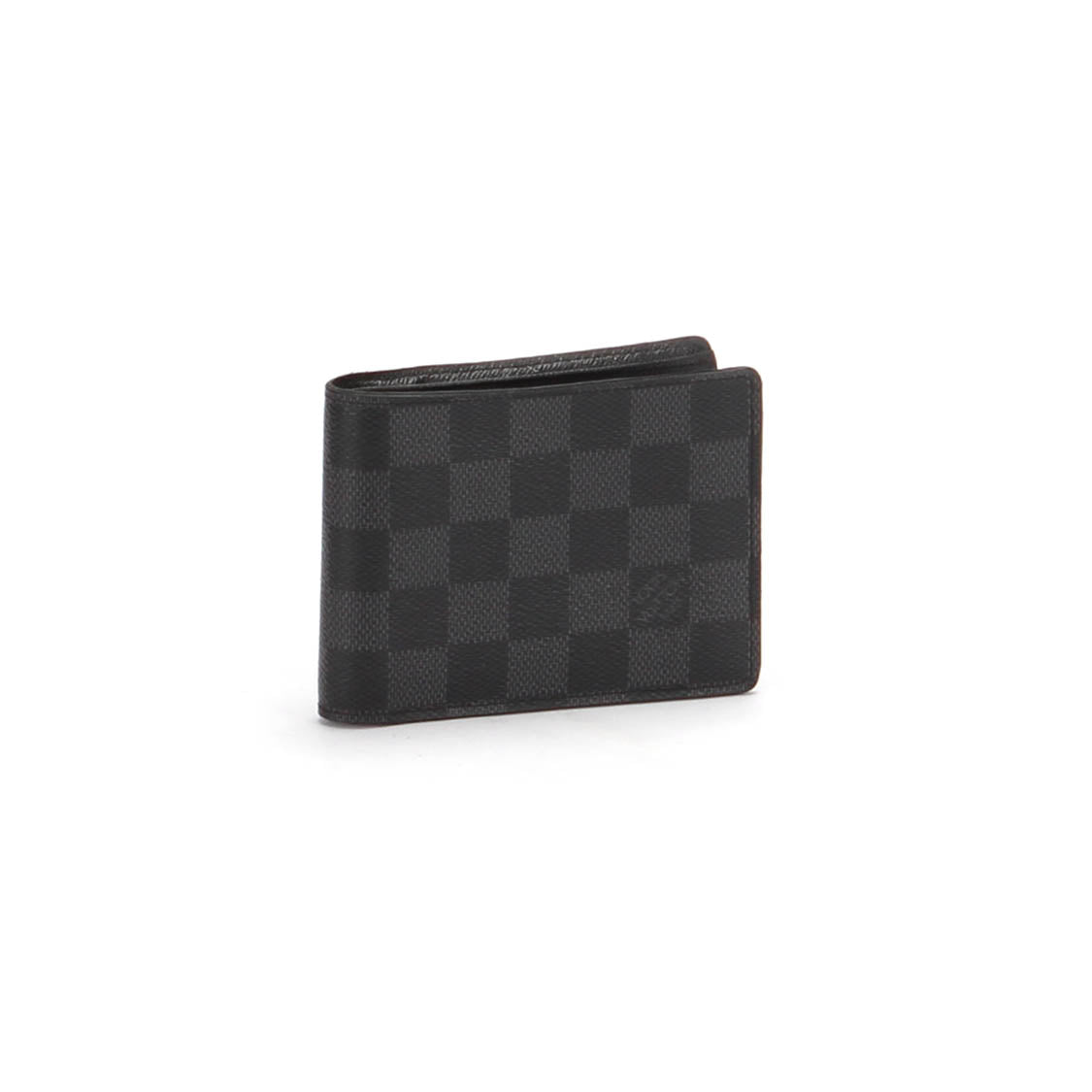 2009 Damier Graphite Pattern Genuine Leather Wallet for Men - Slim RFID Blocking Bifold Credit Card Holder - Perfect for Business, Travel & Everyday Use