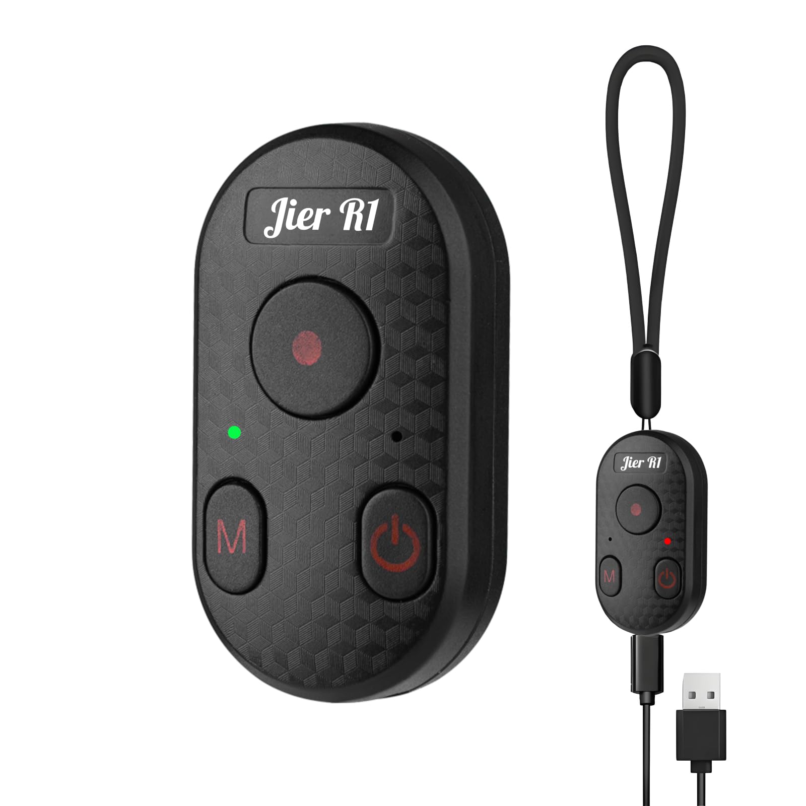 Wireless Bluetooth Remote Control for iPhone, Android, GoPro, iPad - Ultra-Portable, Type-C Rechargeable, Long Battery Life, Easy Pairing | Perfect for Group Photos, Vlogging, Hands-Free Shooting & Travel Photography