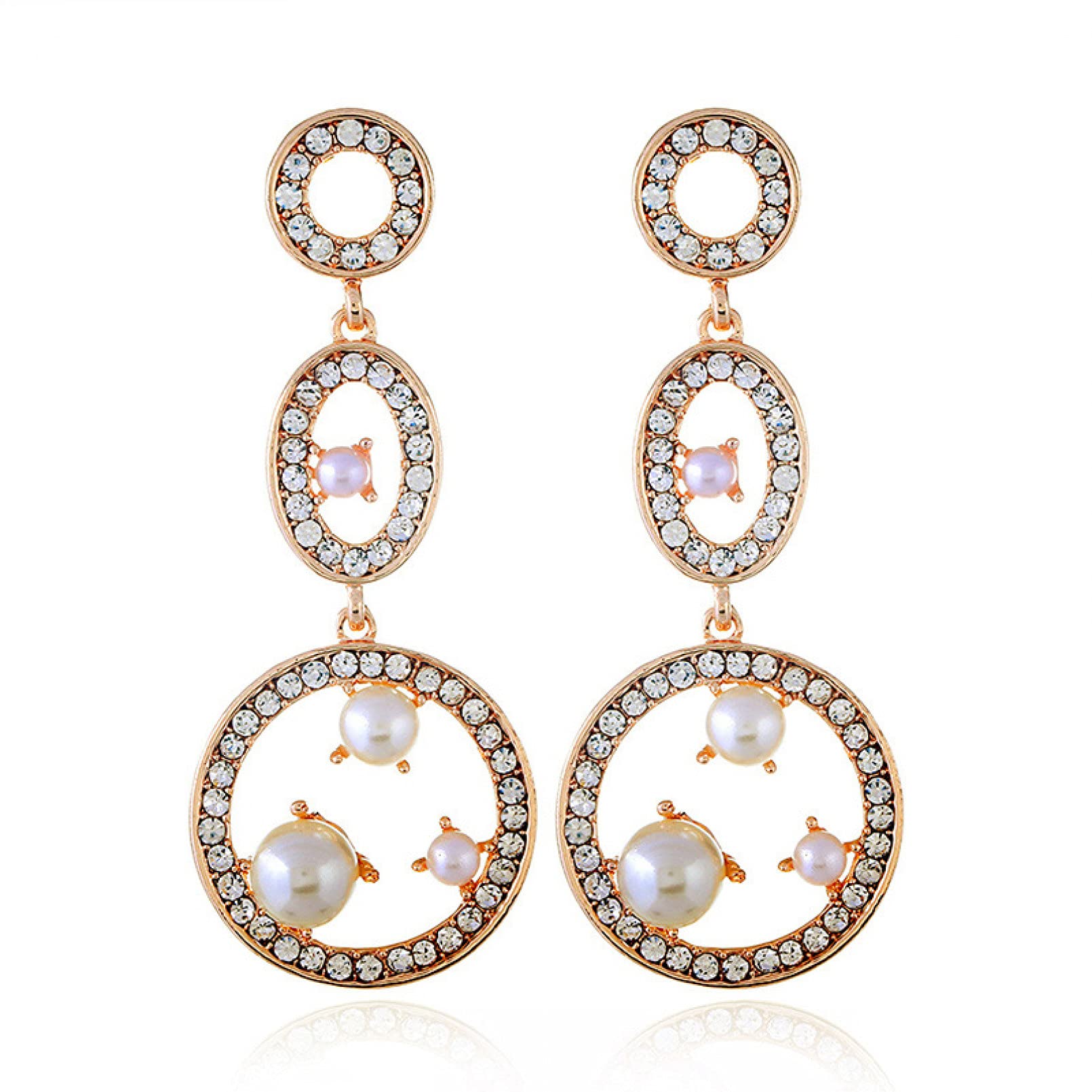 Elegant Silver Butterfly Drop Earrings for Women - Romantic Long Tassel Pearl Wedding Jewelry | Perfect Gift for Girlfriend, Wife, Sister, Daughter & Mother | Ideal for Weddings, Parties & Special Occasions