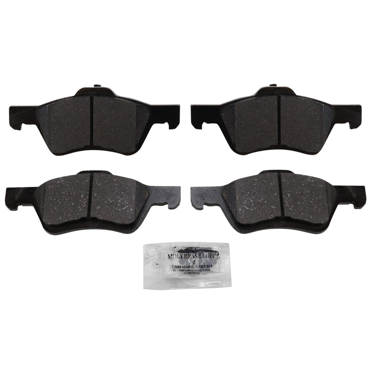 Beck/Arnley 089-1808 OE Replacement Brake Pads - Premium Quality Disc Brake Pads for Smooth & Quiet Stopping - Perfect for Daily Commuting, City Driving & Highway Use