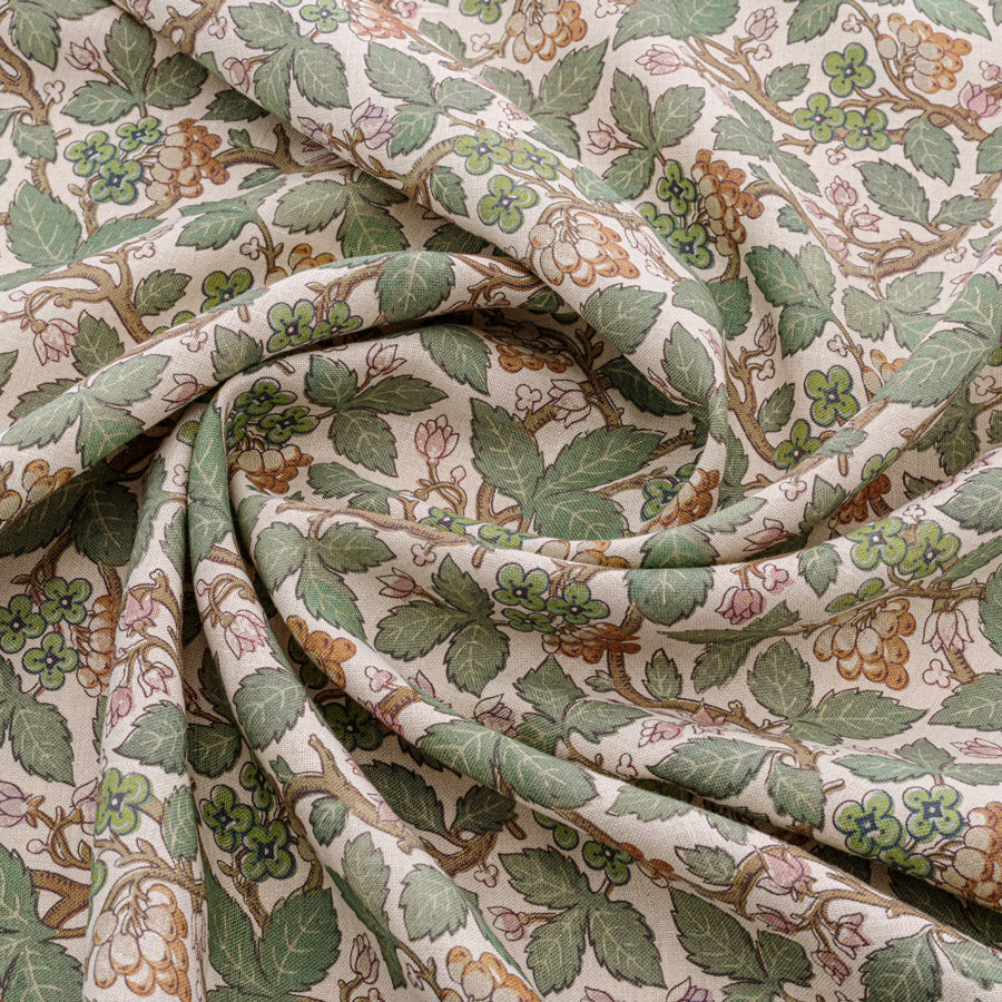 Premium Briar Linen Fabric - Soft & Durable Natural Material for Home Decor, Clothing & Crafts | Perfect for Curtains, Table Runners & DIY Projects
