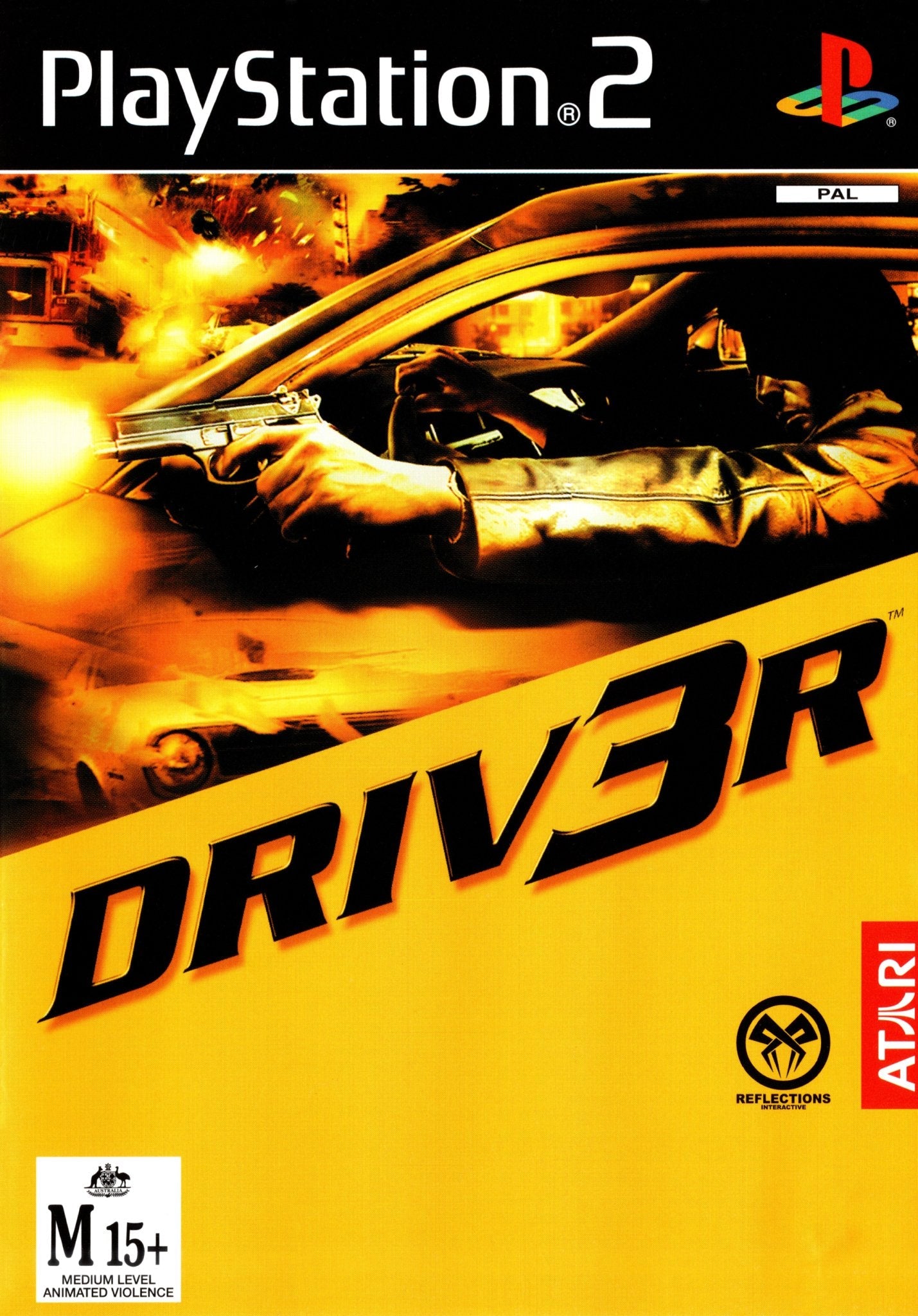 DRIV3R Driver 3 PS2 Game for Playstation 2 - PAL Version | Action Racing Video Game for Classic Gaming & Retro Collection