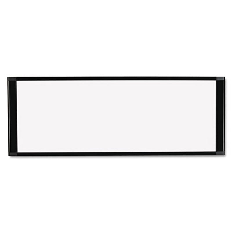 Magnetic Dry Erase Board for Office Cubicle - Black Aluminum Frame Whiteboard for Notes, Reminders & Planning - Perfect for Home Office, Workstation & Meeting Rooms