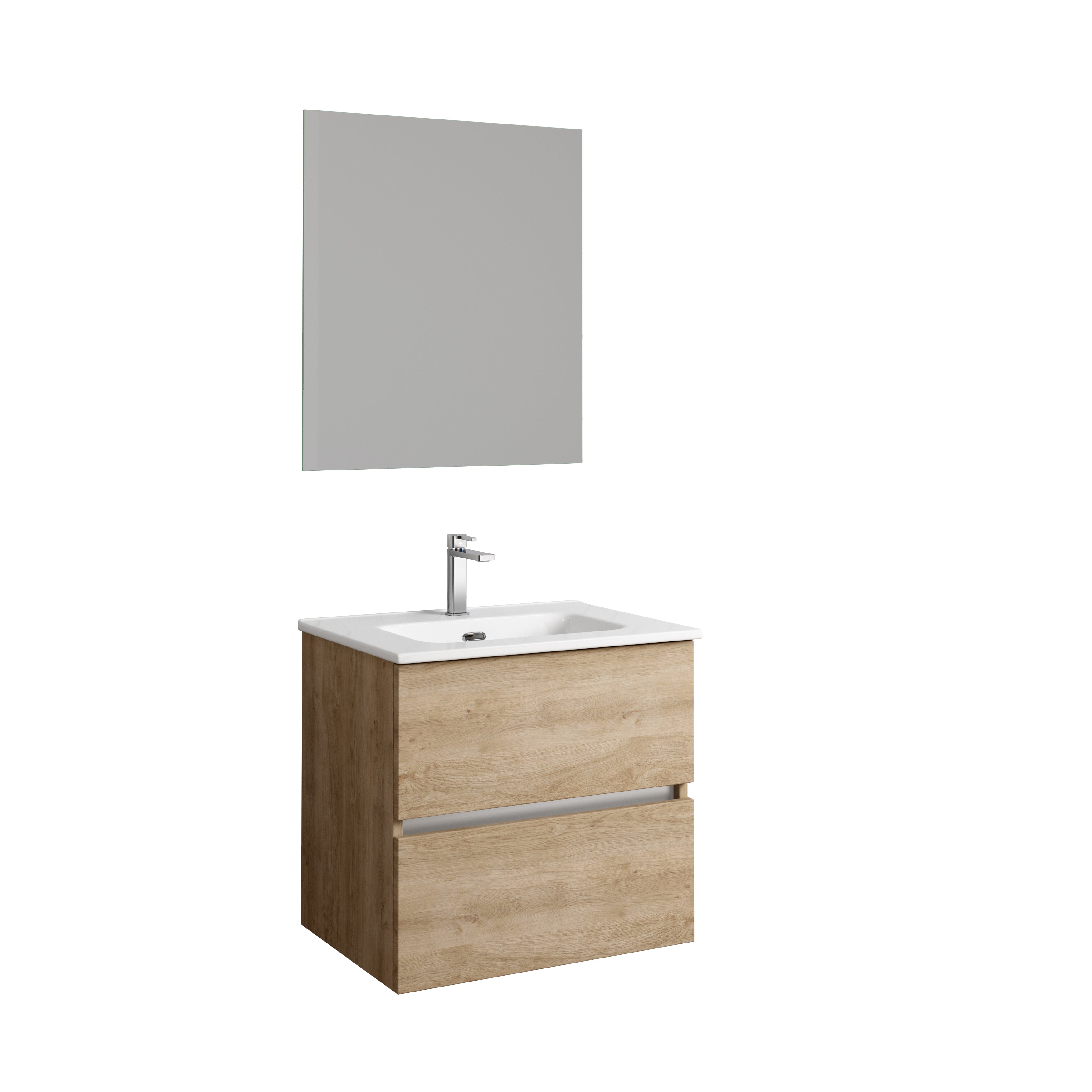 DAX Ibiza 36 Inch Bathroom Vanity Cabinet with Onyx Stone Basin - Modern Bathroom Storage with Soft Close Drawers (Perfect for Master Bathroom Remodeling)