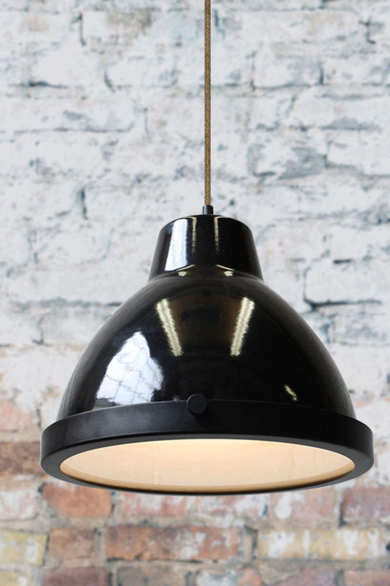 Modern Black Loft Pendant Light Fixture - Industrial Style Hanging Lamp for Kitchen Island, Dining Room & Bedroom Lighting