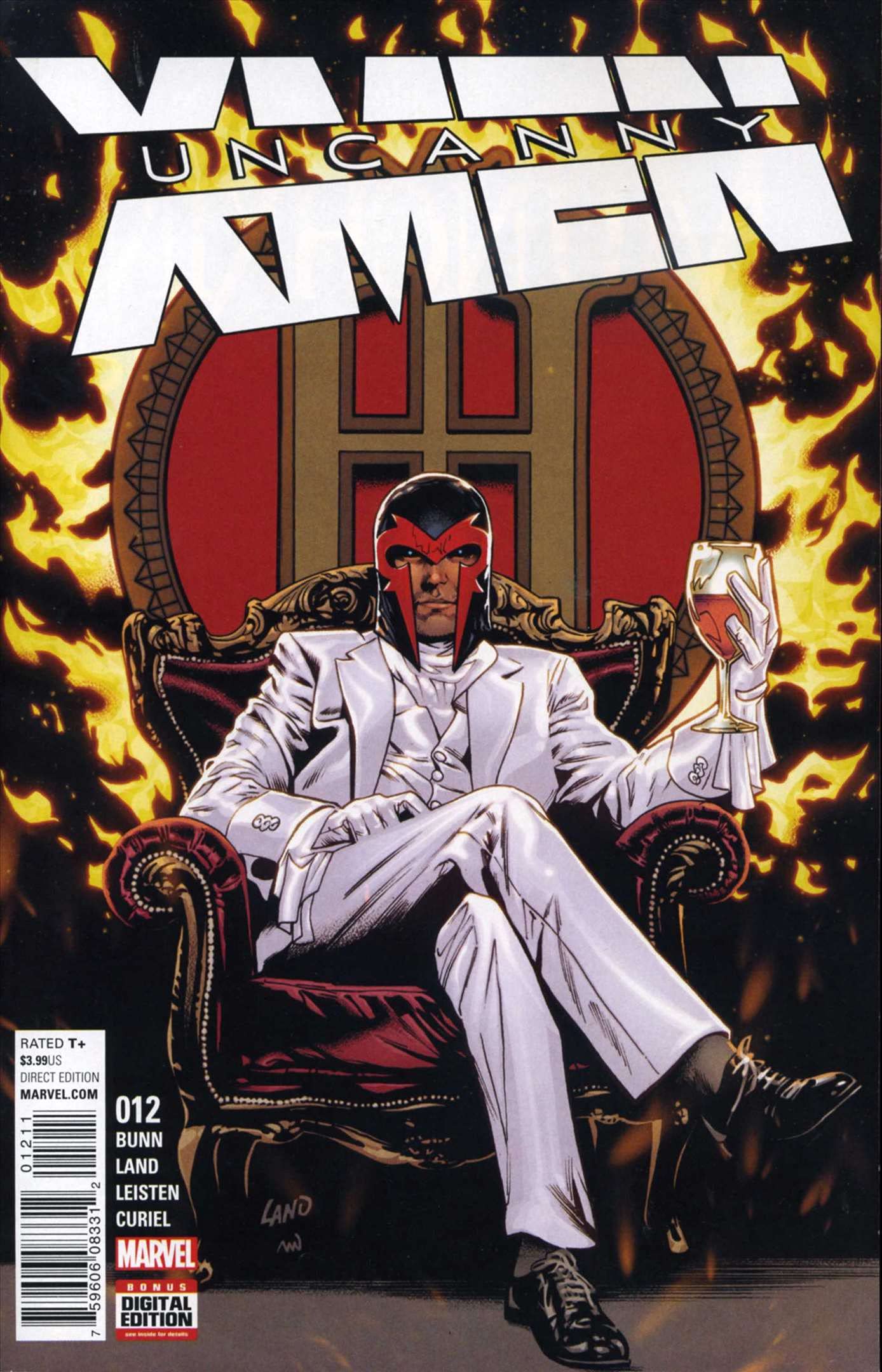 Uncanny X-Men (4th Series) #12 VF - Marvel Comic Book by Cullen Bunn | Collectible Superhero Graphic Novel for Fans & Investors | Perfect for Display, Reading & Comic Book Collections