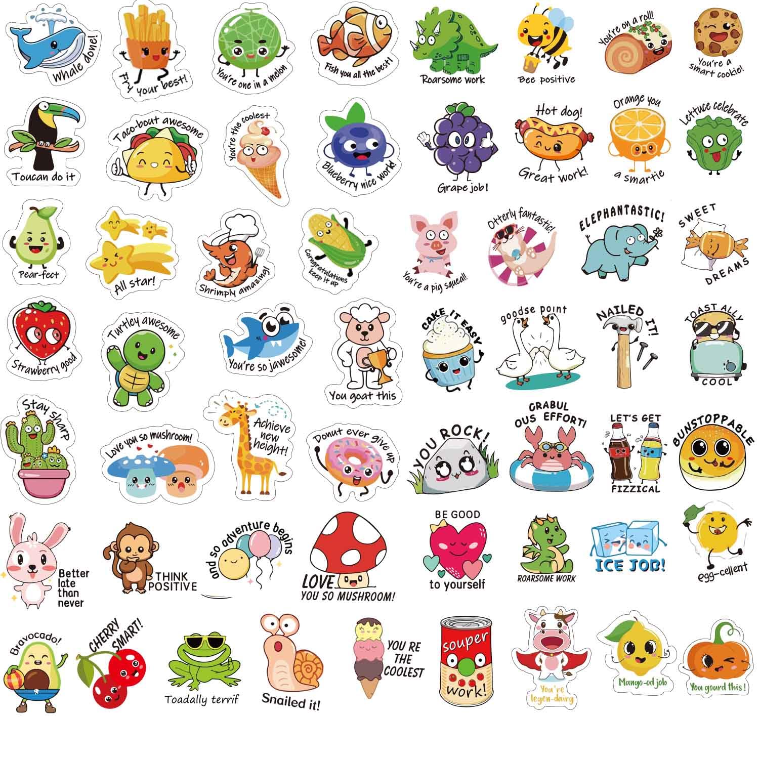 464pcs Motivational Reward Stickers for Kids & Students - Bulk Classroom Incentive Stickers for Teachers - Positive Encouragement Stickers for Water Bottles, School Supplies, Boys & Girls - Perfect for Classroom Rewards, Homework Incentives & Behavior Management