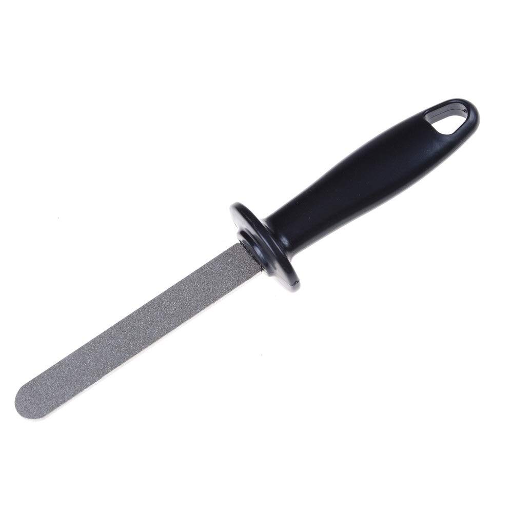 1pc Double-Sided Diamond Sharpener File 400 Grit - Garden Tool Sharpener for Pruners, Shears & Knives - Durable Abrasive Tool for Gardening & Outdoor Use