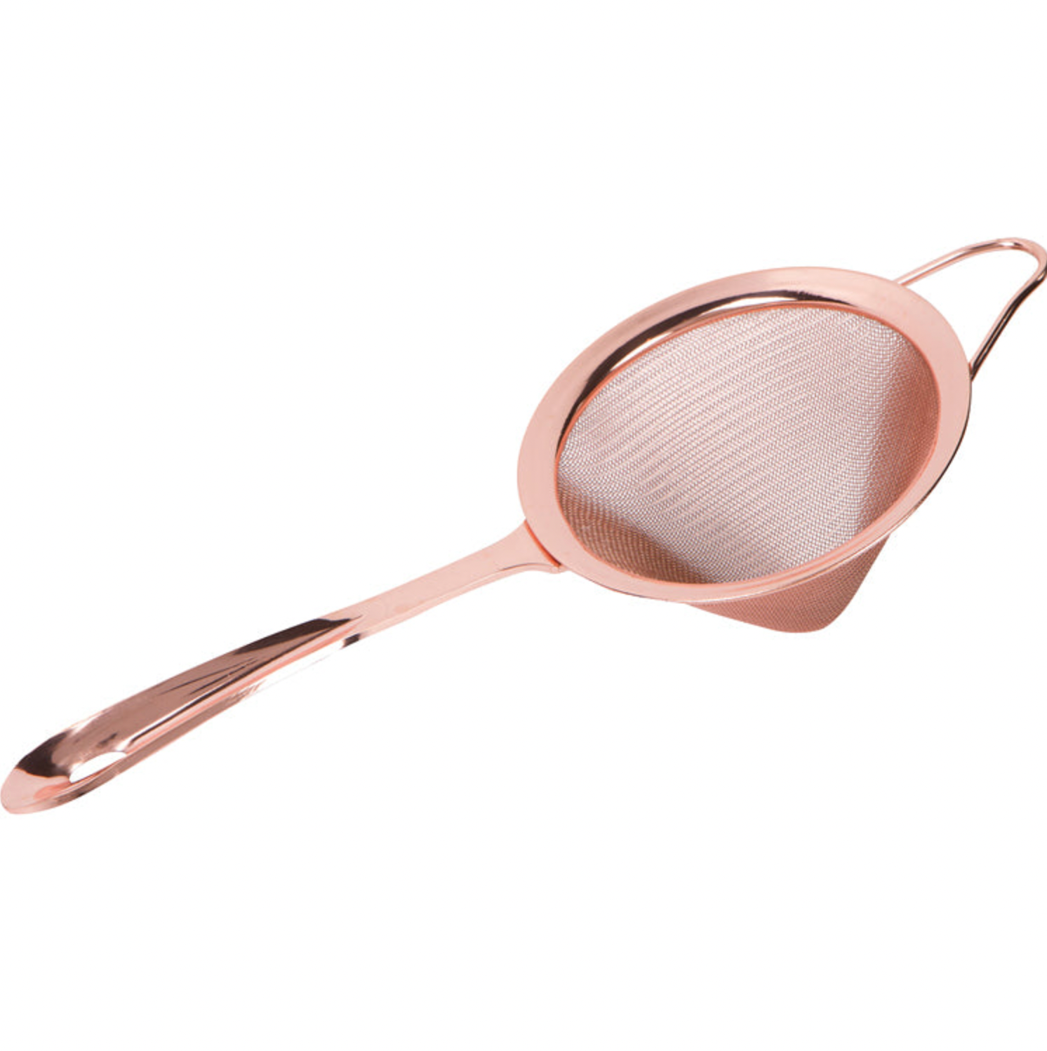 Premium Fine Mesh Strainer - Antique Copper Finish - Bulk Packaging for Restaurants, Bakeries & Home Kitchen Use