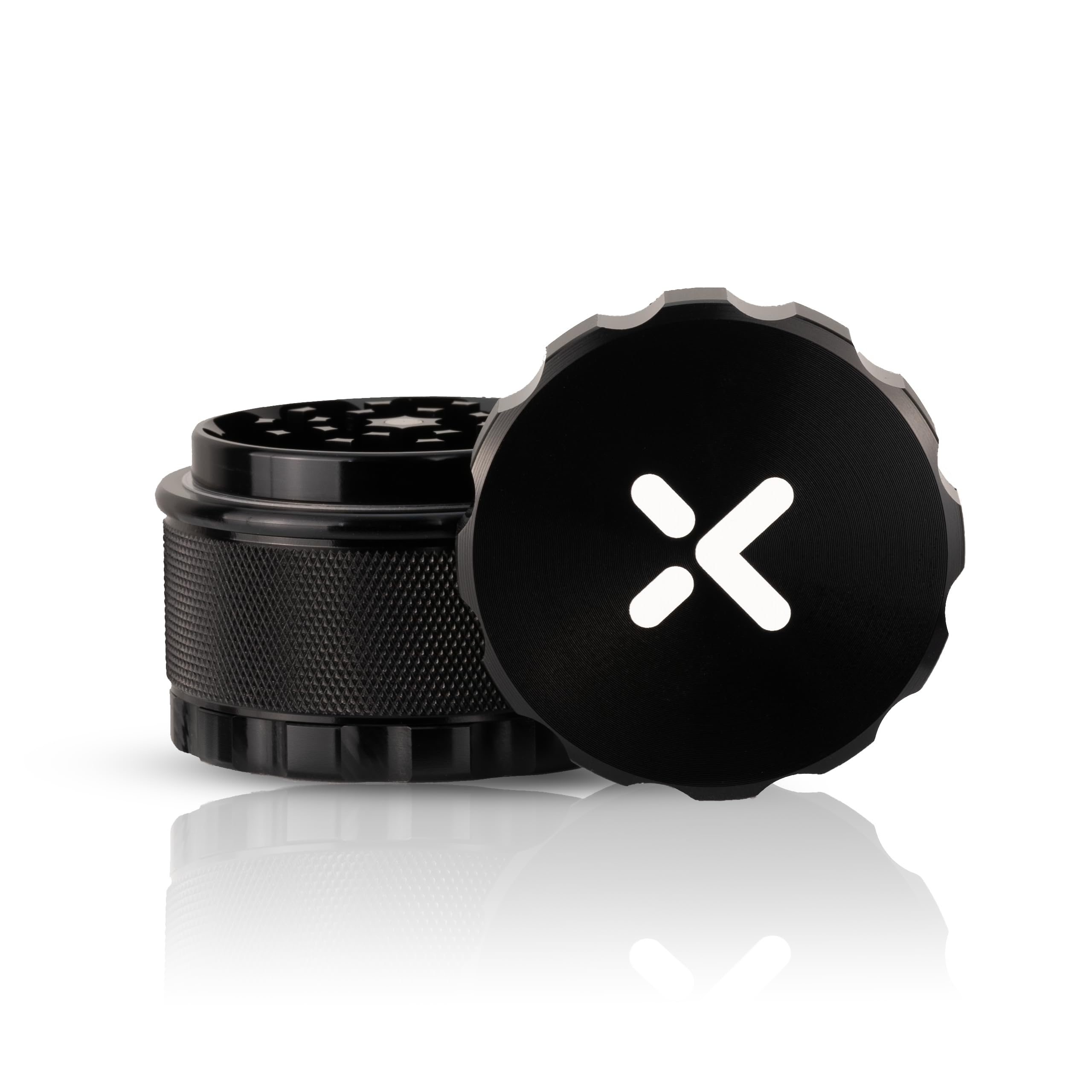 Xtreme Spice Grinder 3-Piece Set - Premium Aluminum Herb Grinder with Non-Slip Knurled Grip, Razor Sharp Teeth for Jam-Free Grinding & Quick Twist Lock | Perfect for Kitchen, Cooking, Baking & Outdoor Adventures (2.5