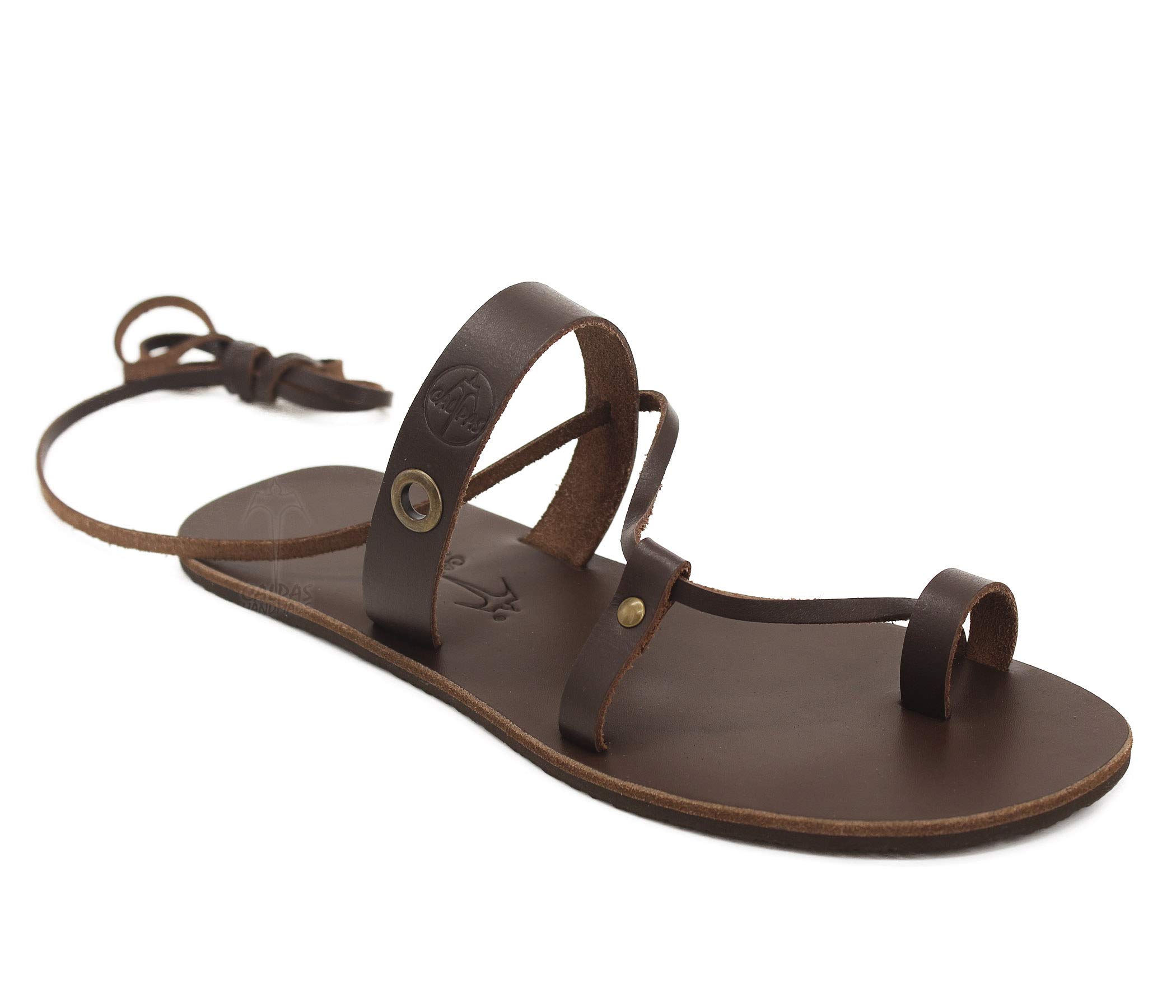Barefoot Leather Sandals for Men - Minimalist Flat Sandals with Flexible Soles | OLLANTA | Perfect for Yoga, Beach & Casual Walking