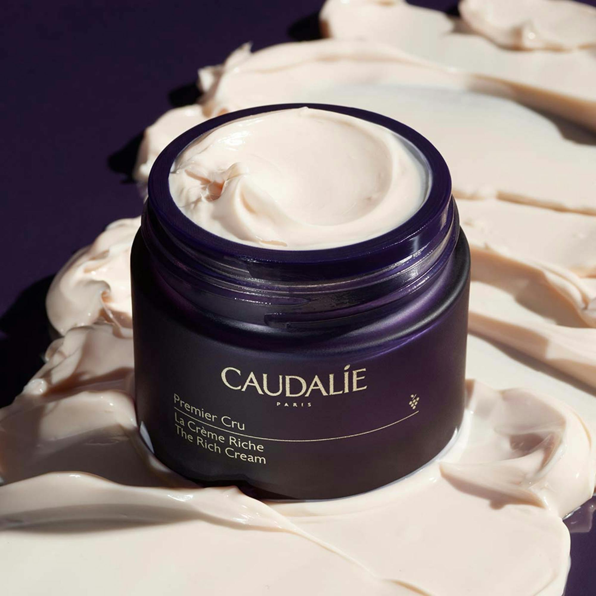 Caudalie Premier Cru The Rich Cream - Anti-Aging Face Moisturizer for Dry Skin | Luxury Skincare with Grape Seed Extract | Perfect for Night Routine & Winter Care
